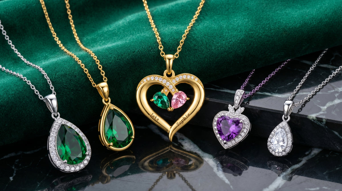 may birthstone necklace - hero image