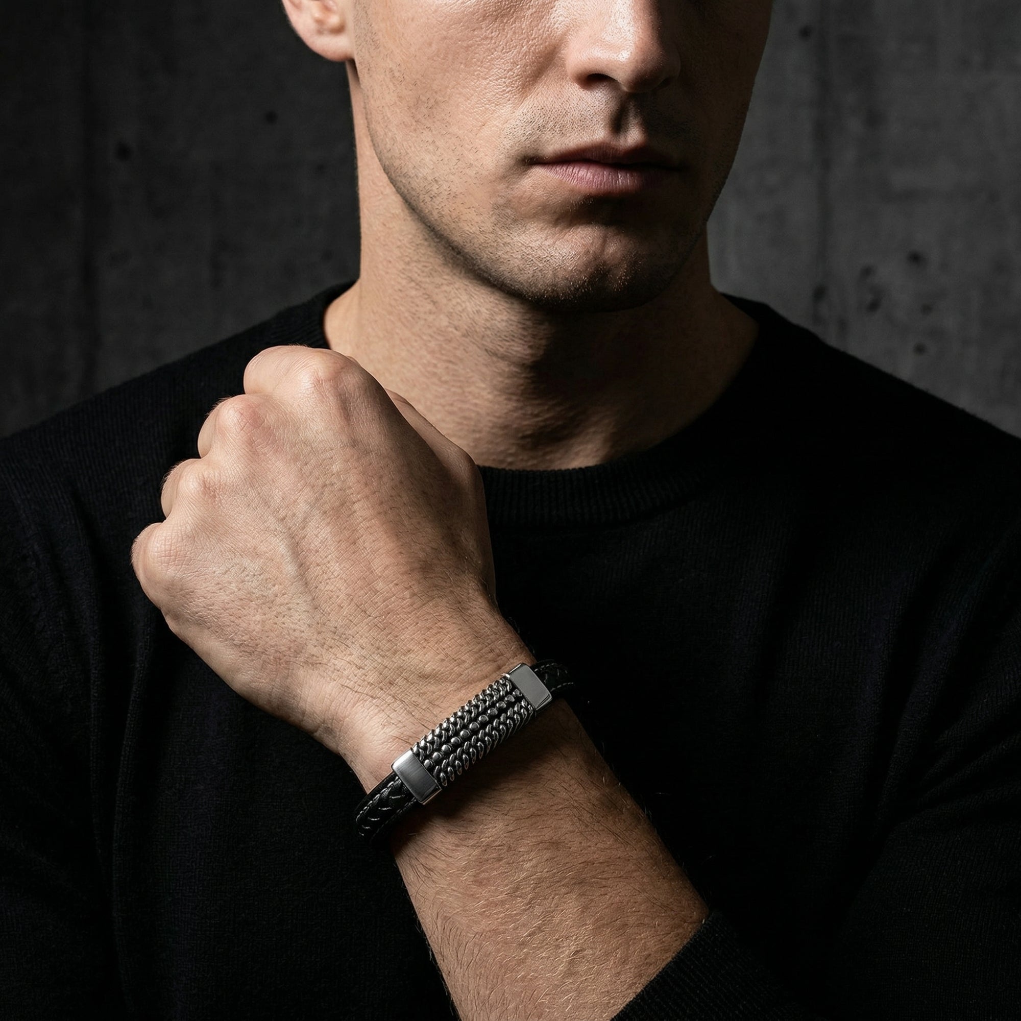 The Kinetic Leather Bracelet