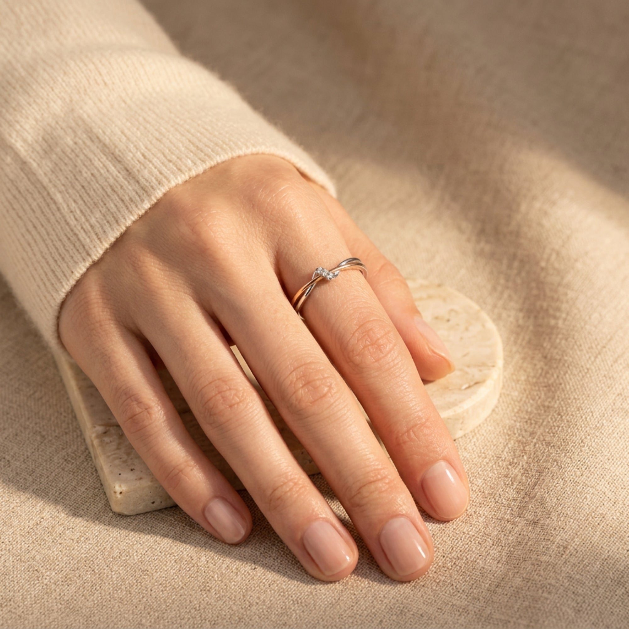 El anillo de conexión "Amor infinito"