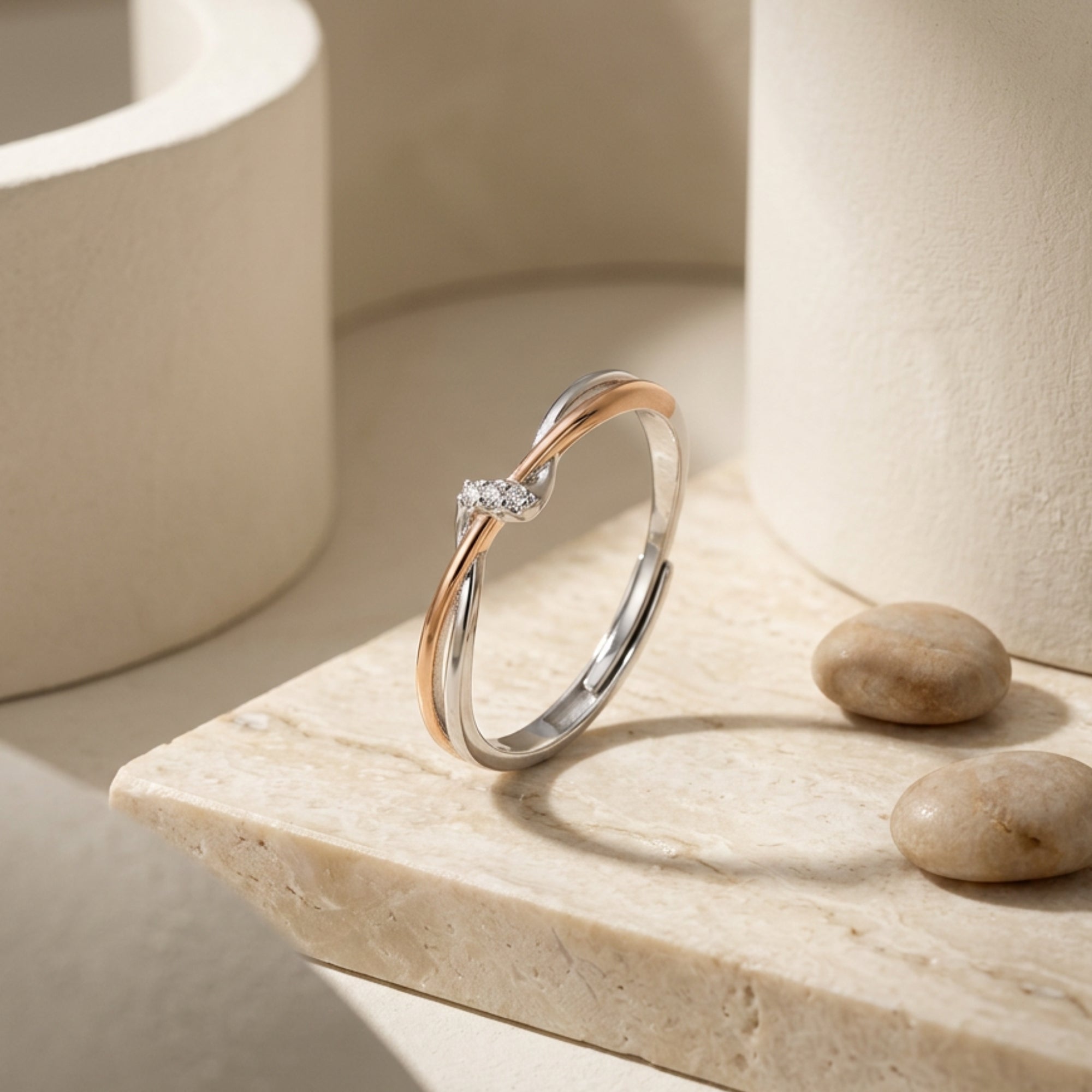 El anillo de conexión "Amor infinito"