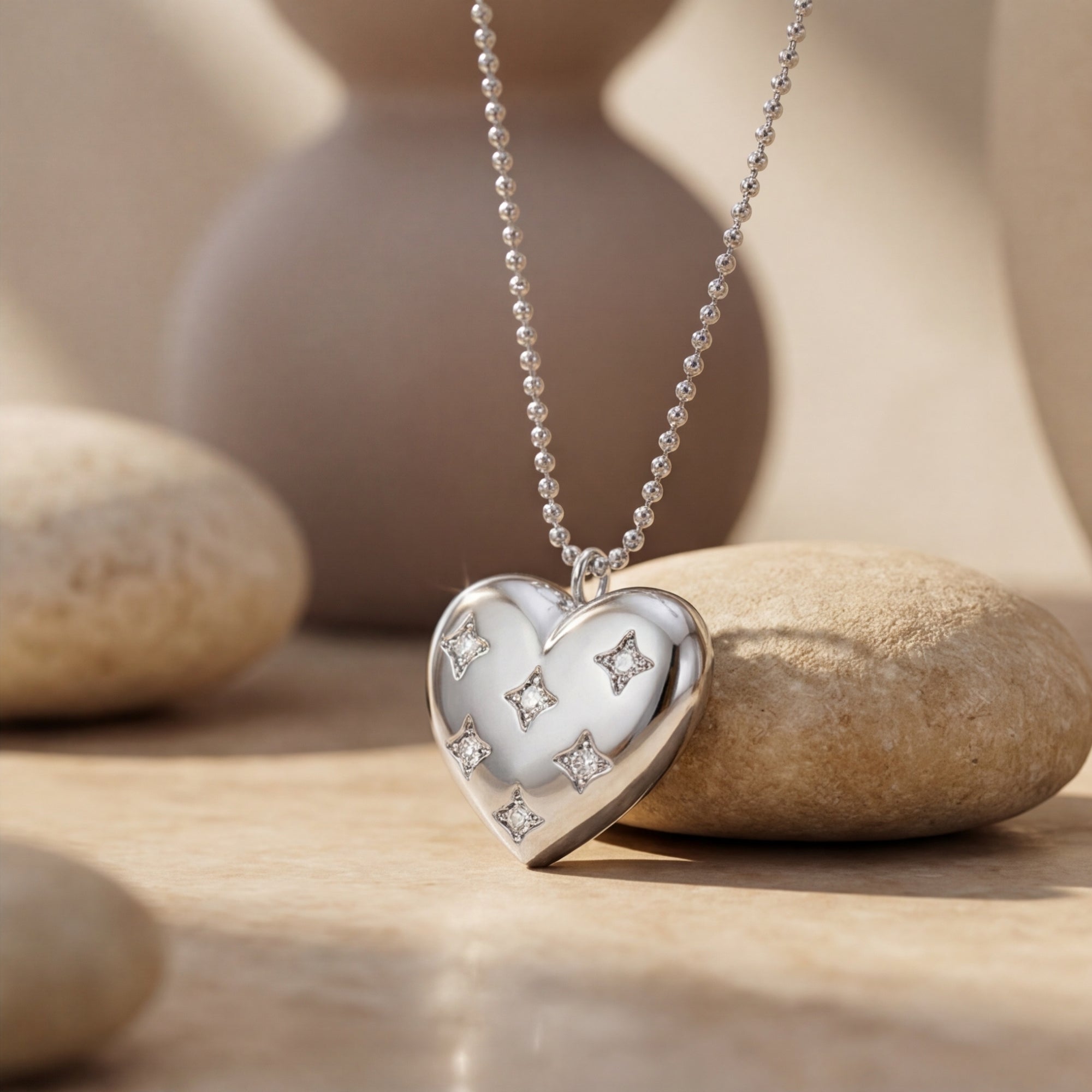 The Cherished Heart Locket Necklace