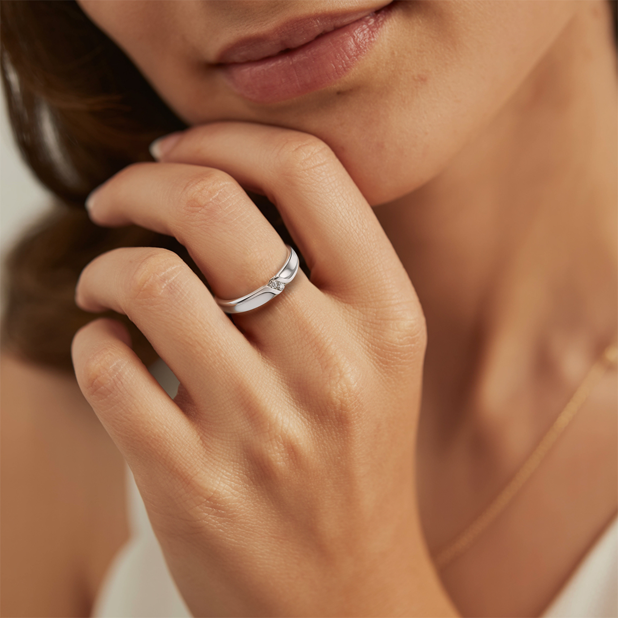 The Wave-Groove Couples Rings - View 4