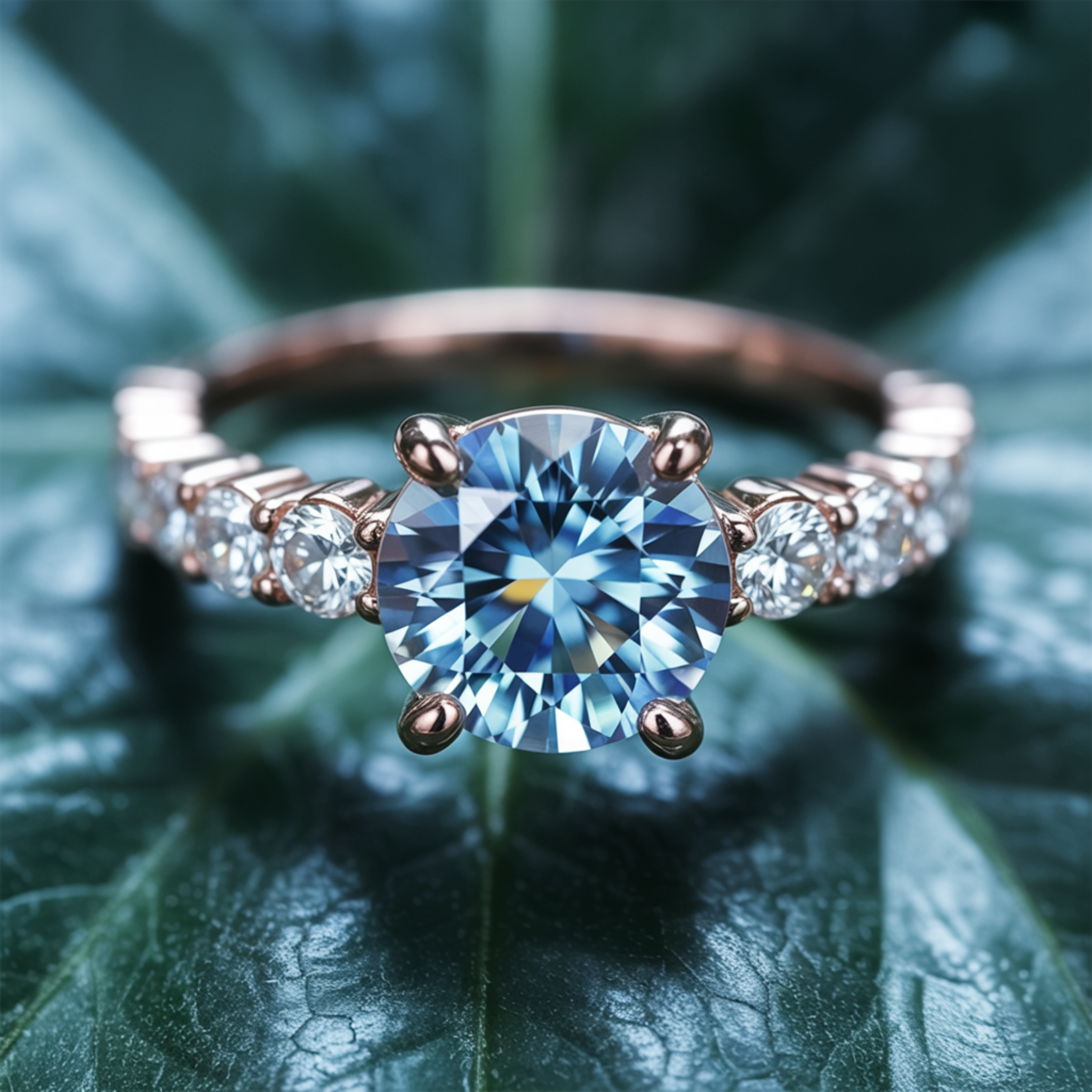 The Katalina – Eternity Moissanite Ring