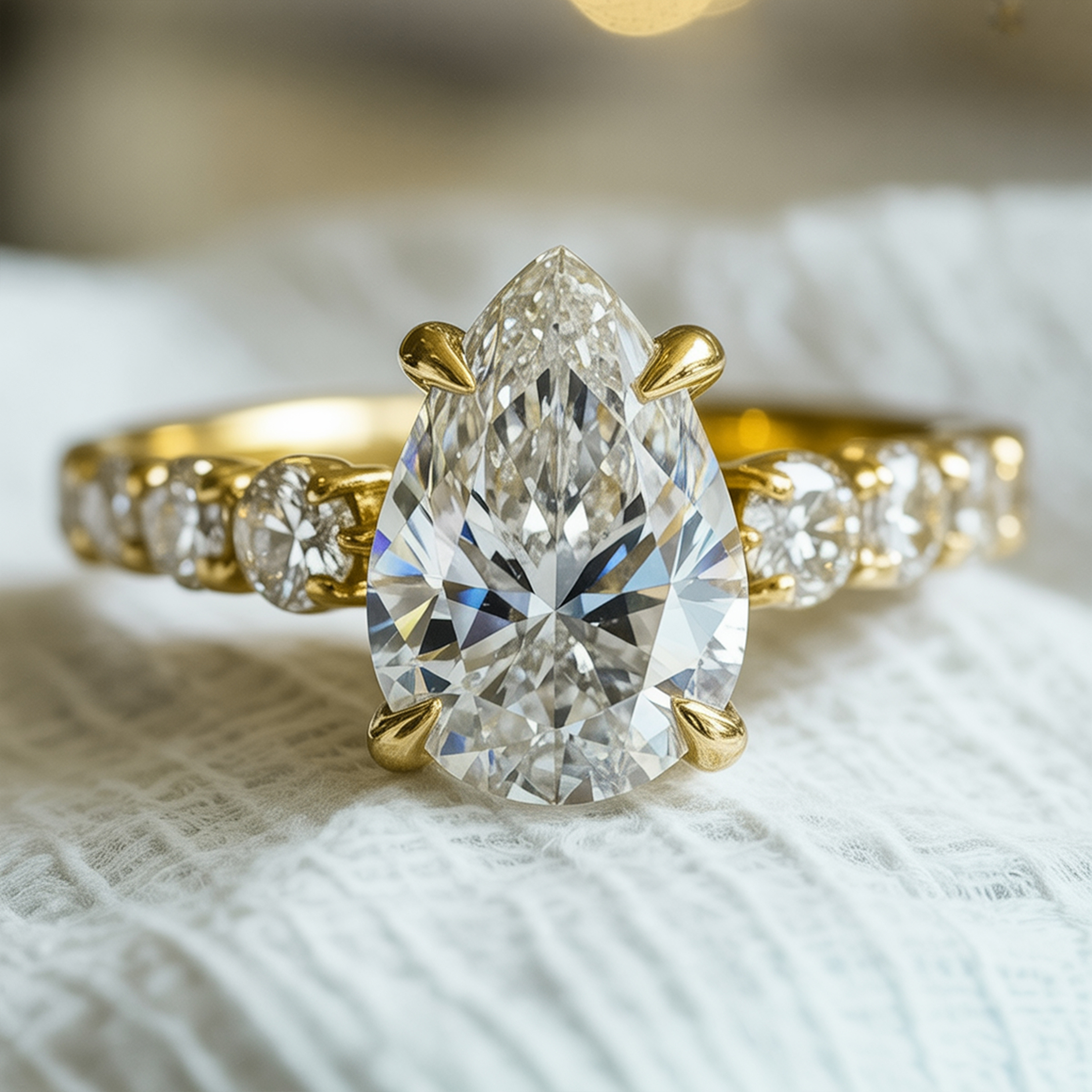 The Celestine - Pear Cut