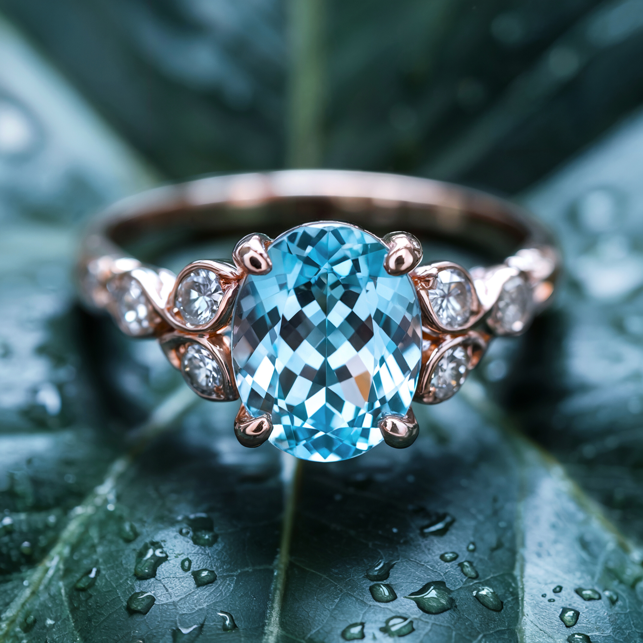 The Katalina Oval Cut Moissanite Ring