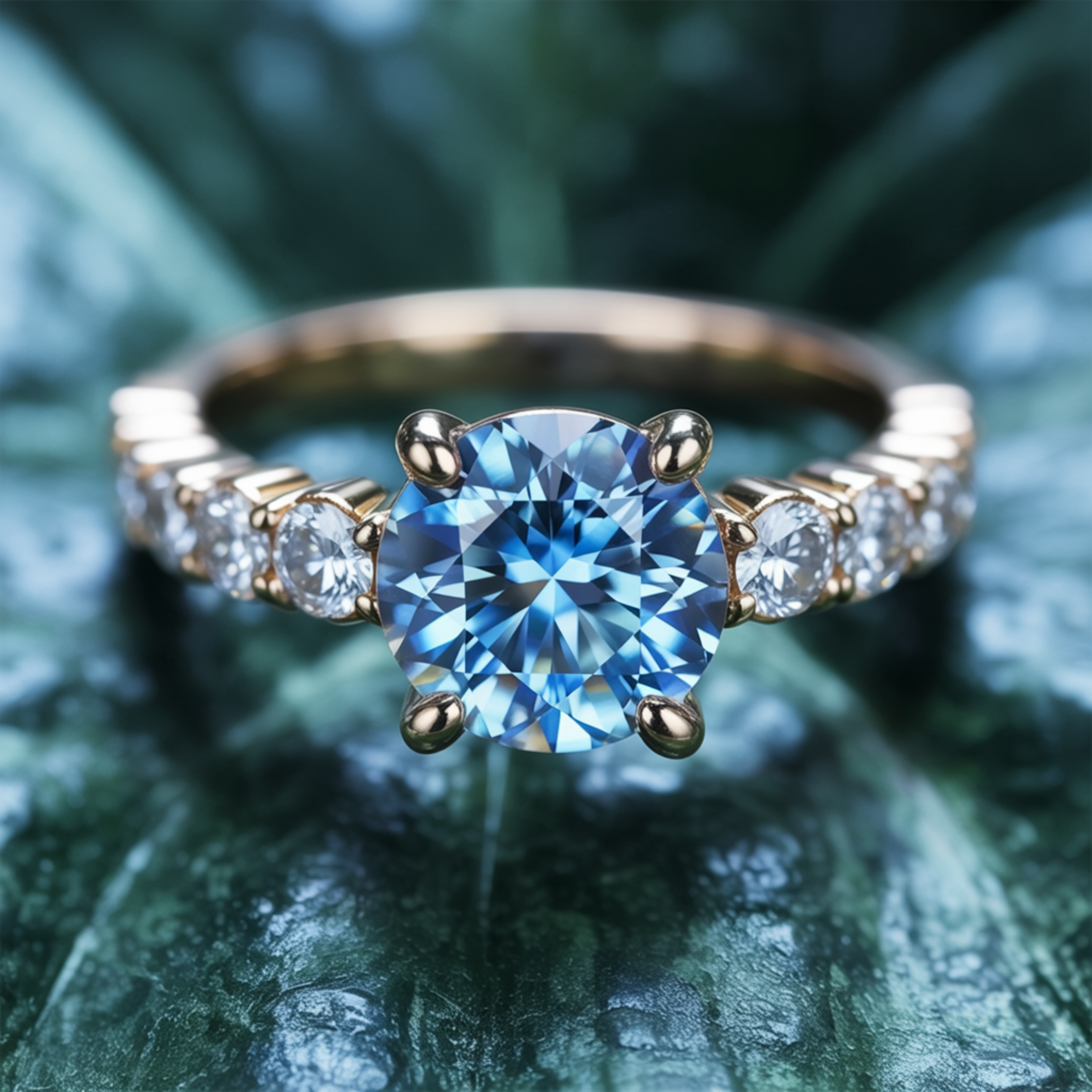 The Katalina – Eternity Moissanite Ring