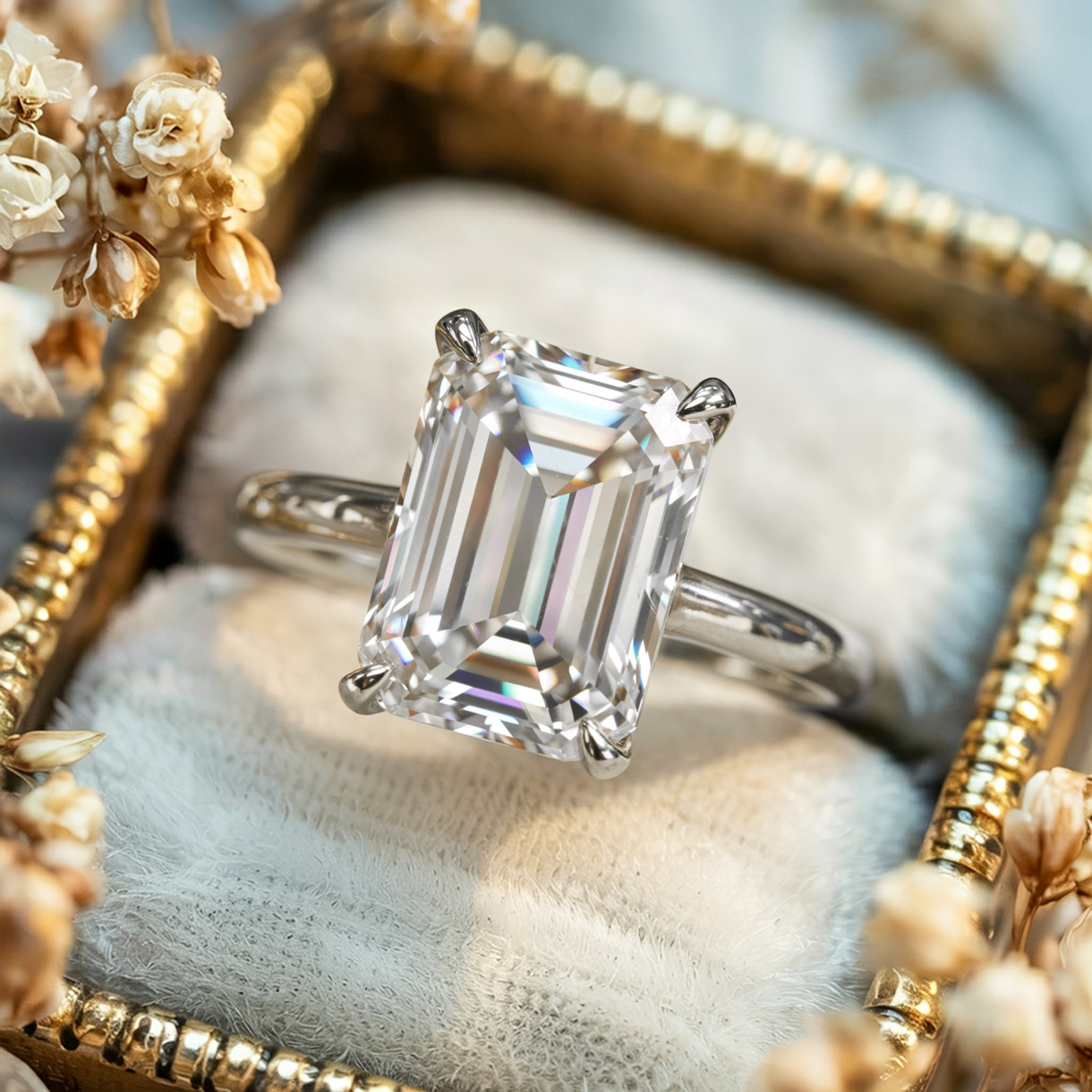 The Bella Jewel – Solitaire Moissanite Ring