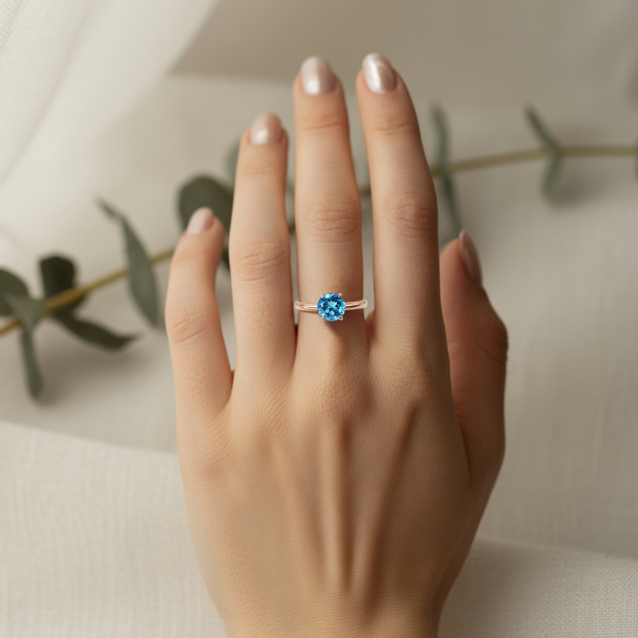 The Bethany - Solitaire Moissanite Ring