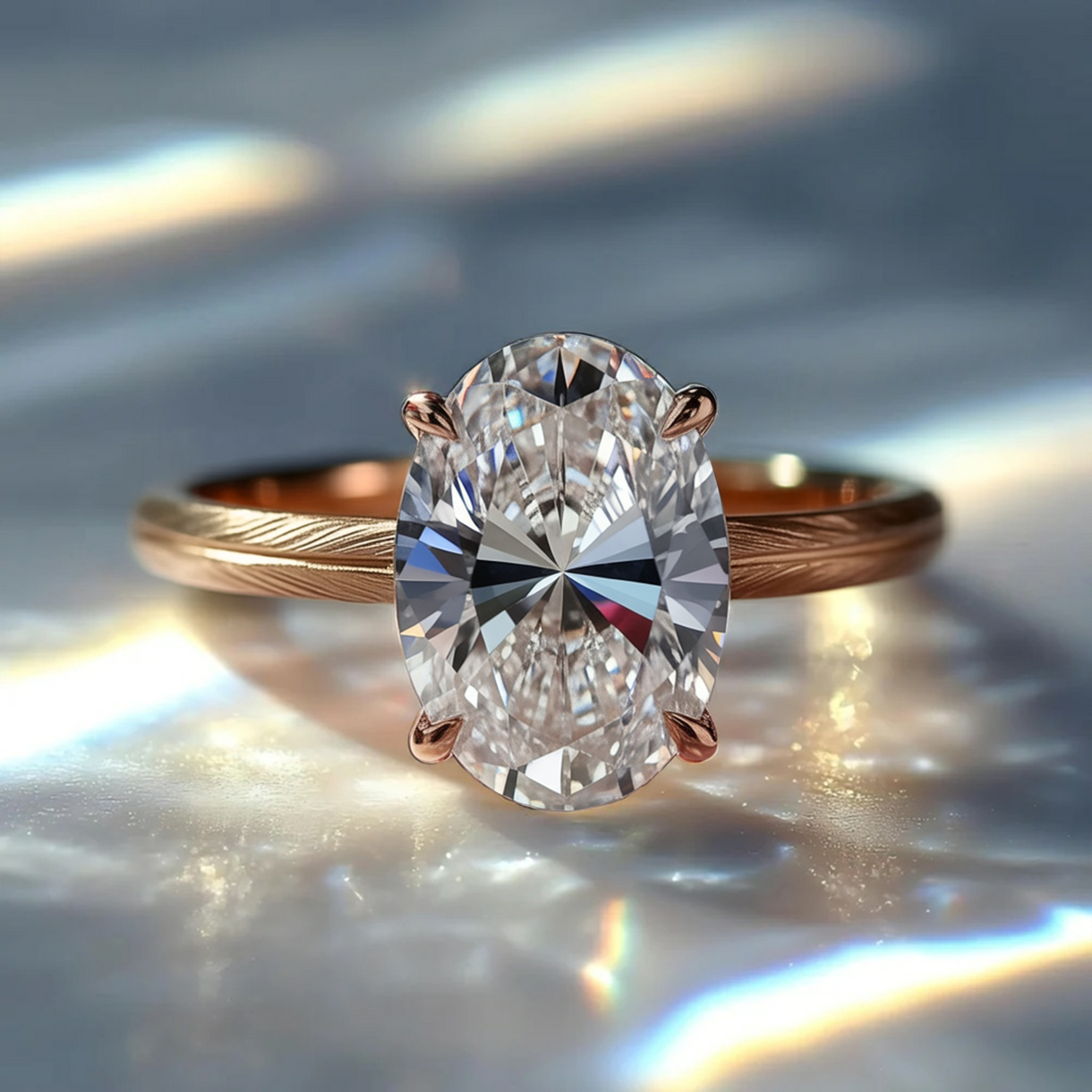 La Bague Opaline - Moissanite Vintage