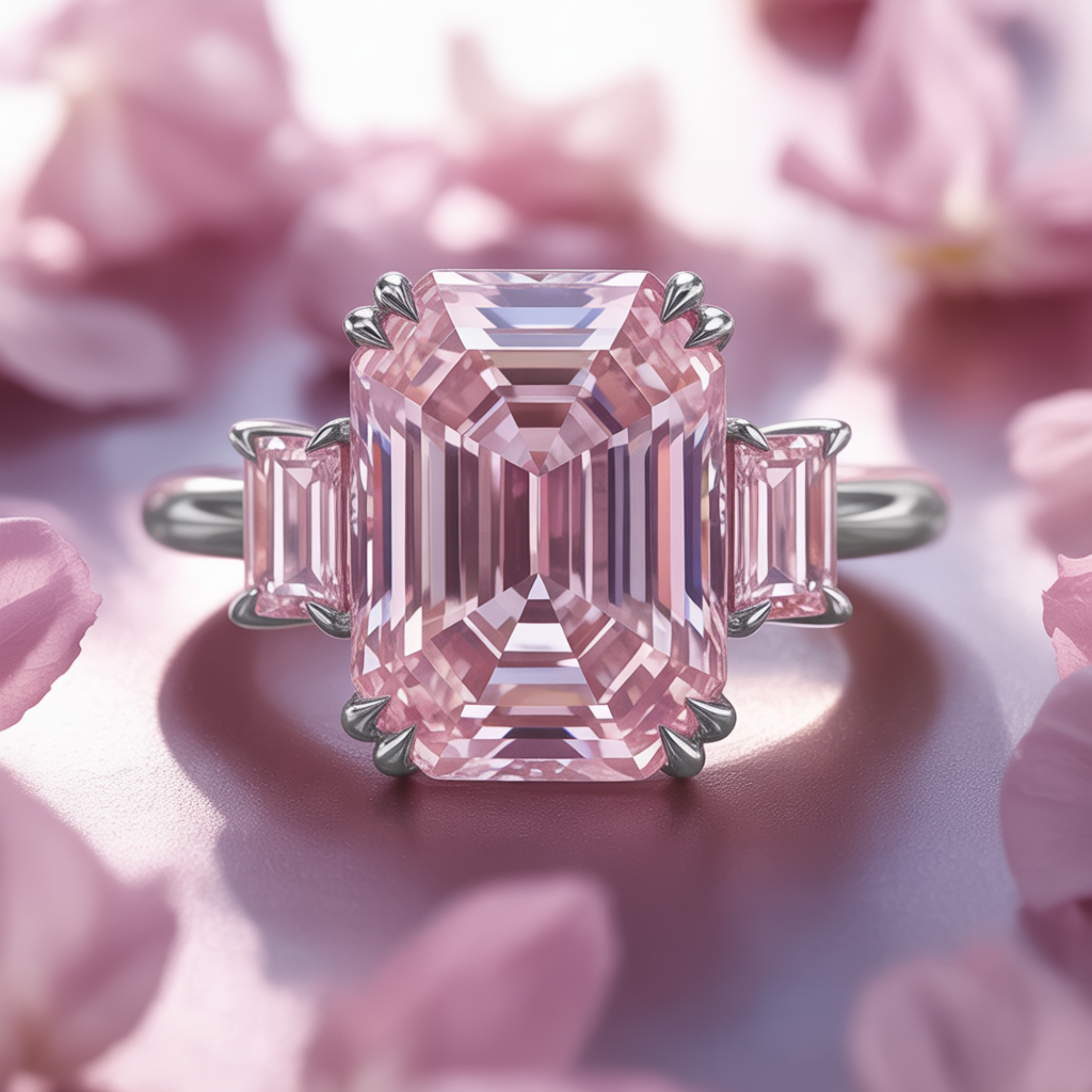 La Camilla - Bague Moissanite Trois Pierres