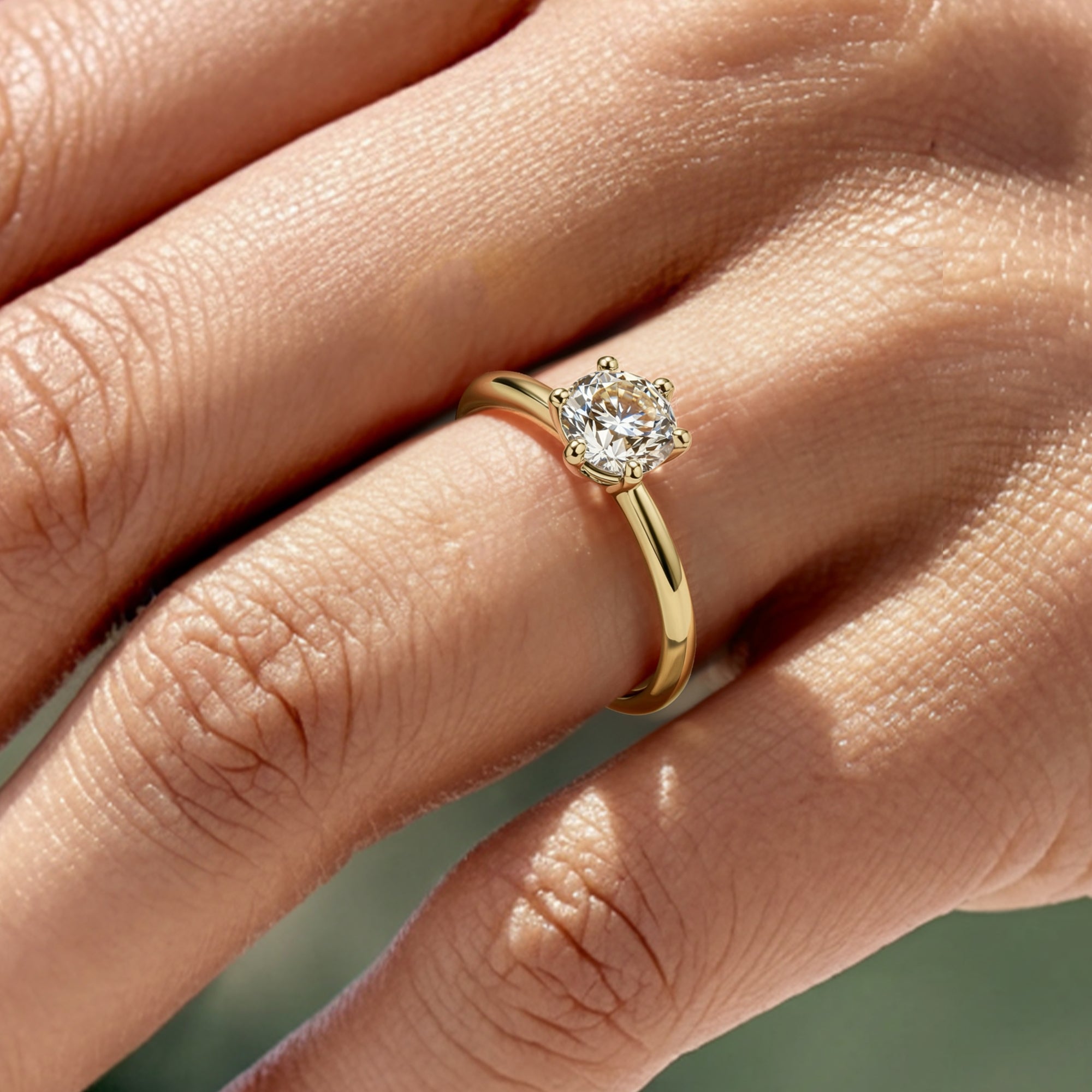 Bague Moissanite 0.3CT gratuite en argent sterling S925