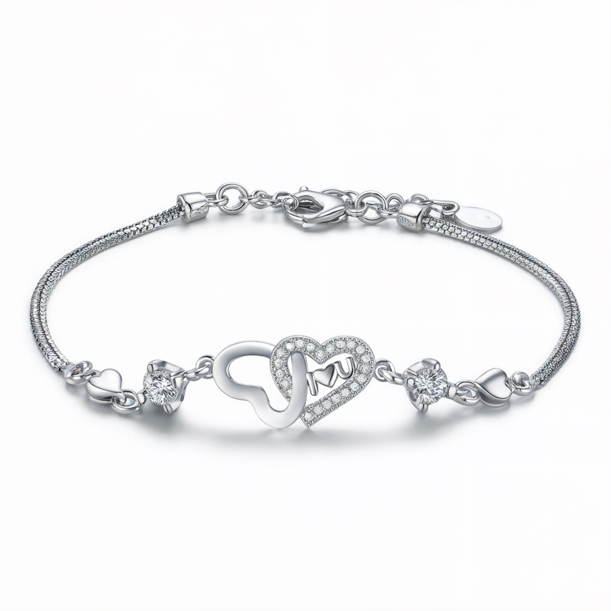 Bracelet Cœur Entrelacé