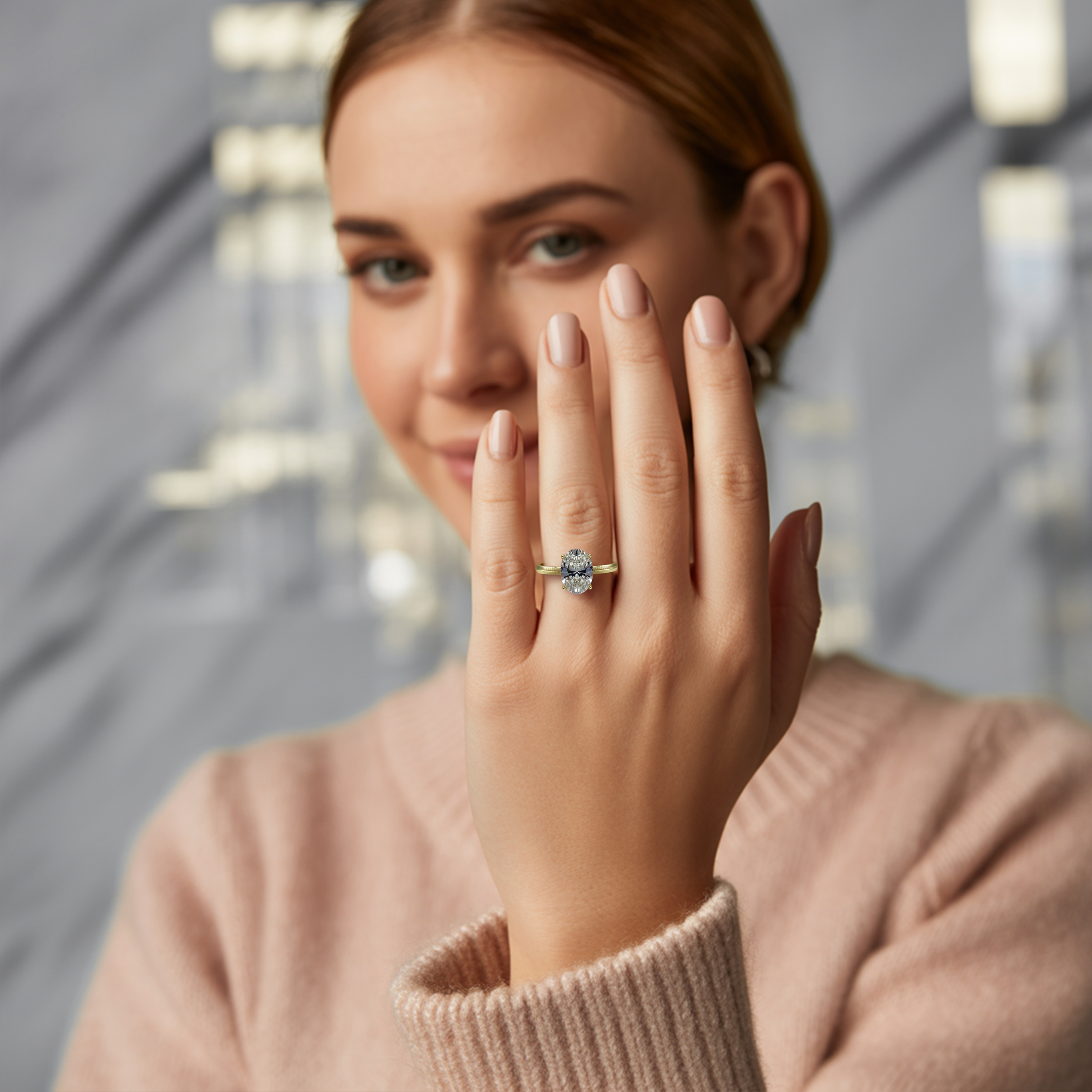 La Bague Opaline - Moissanite Vintage