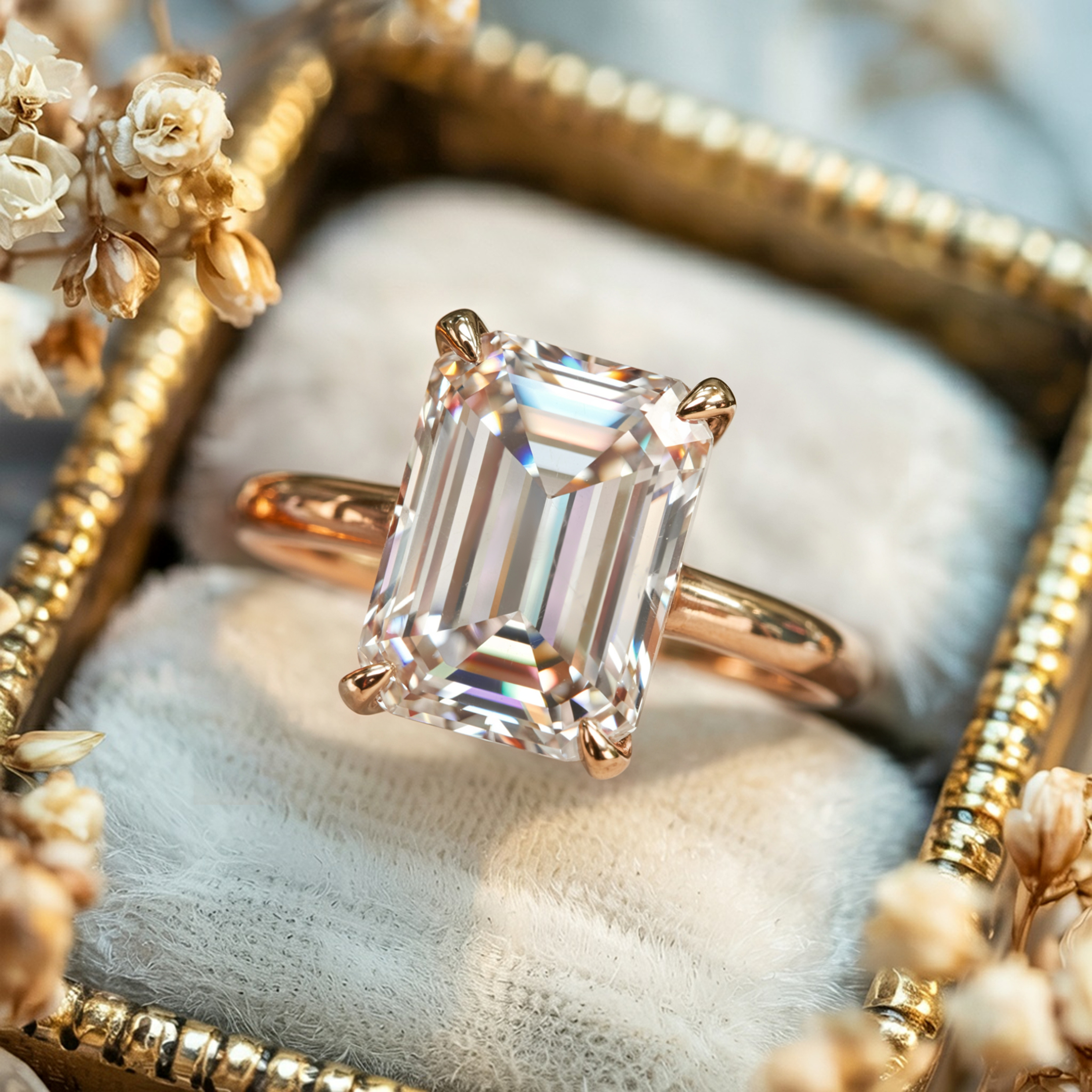 The Bella Jewel – Solitaire Moissanite Ring