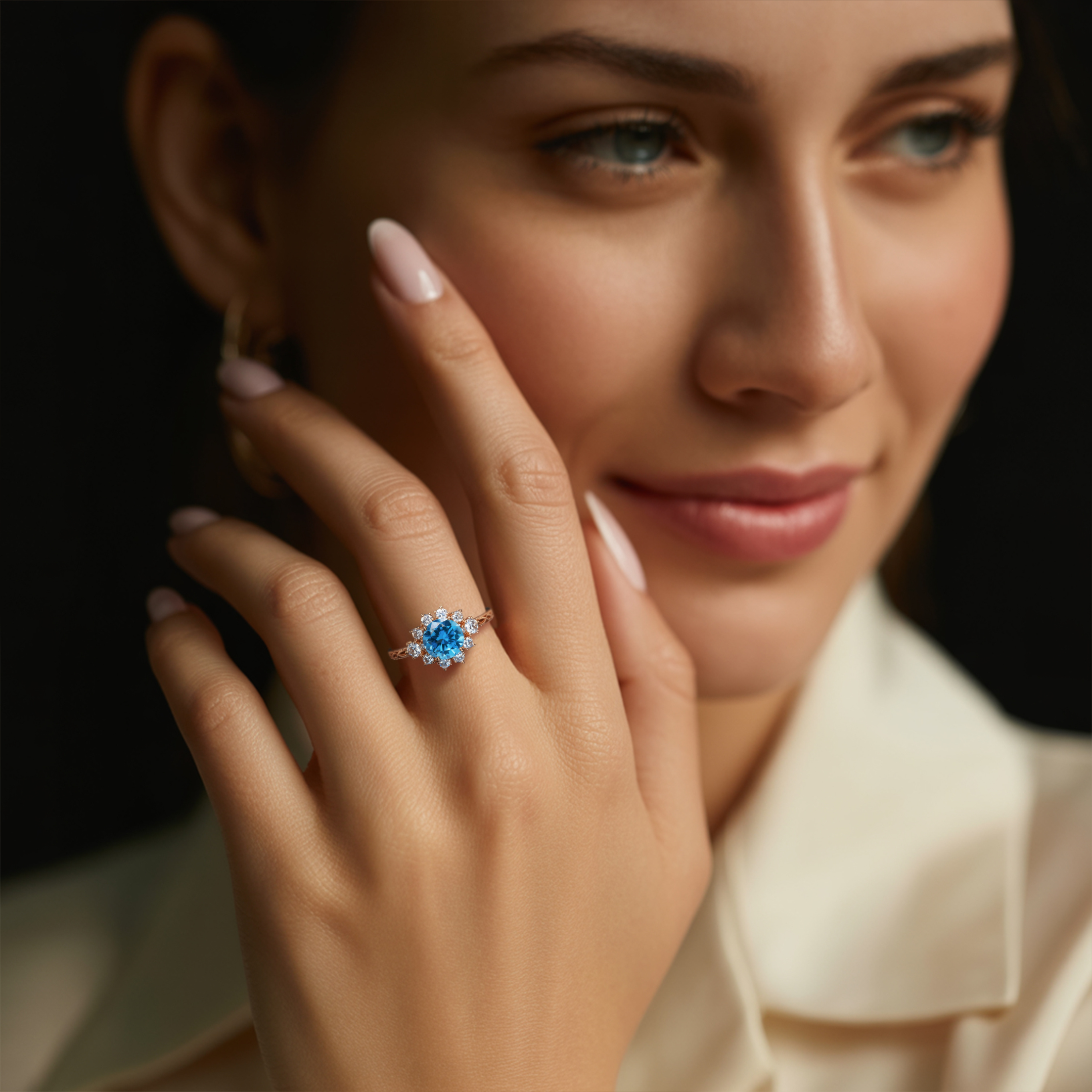 La Bague Bethany - Moissanite Vintage