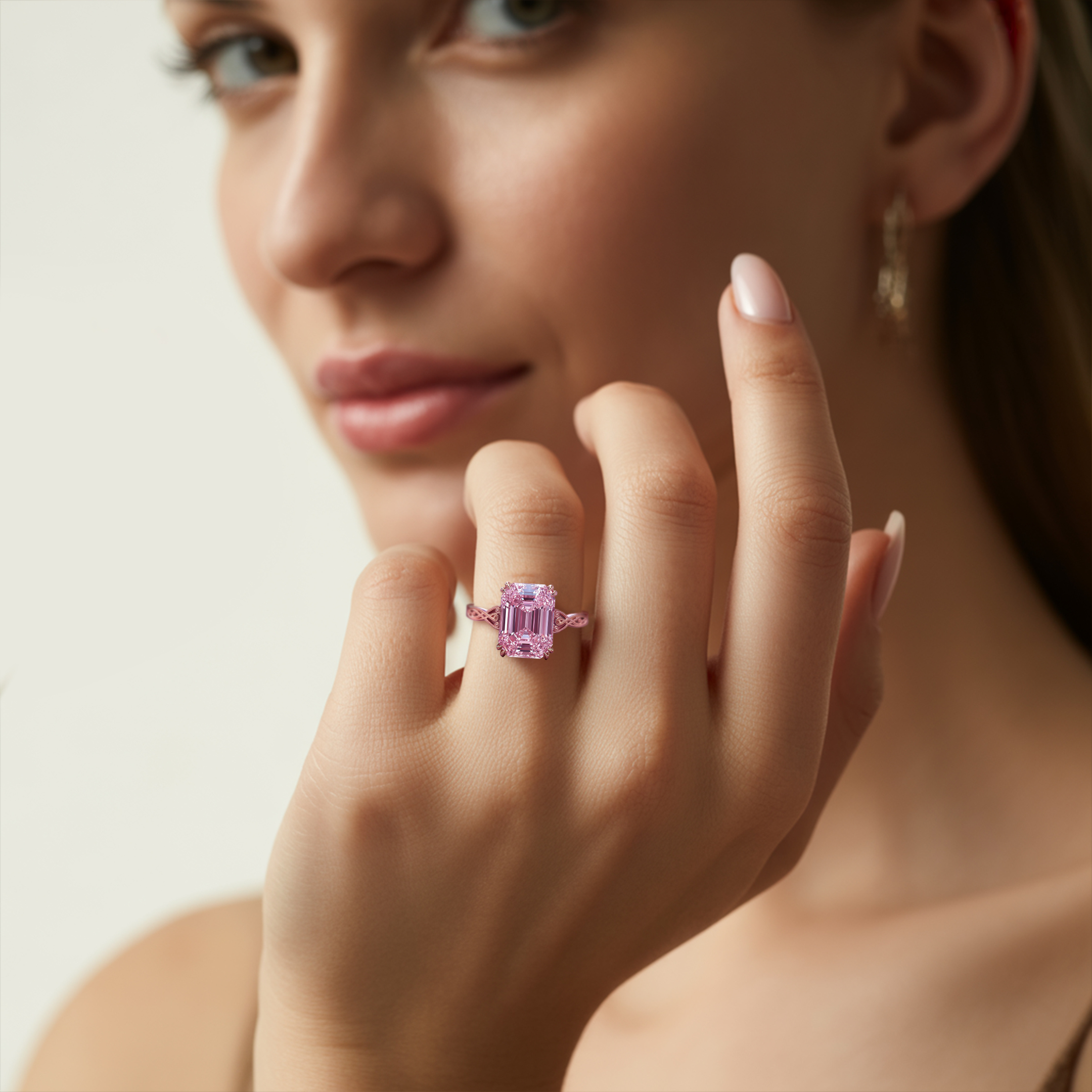 The Camilla - Vintage Moissanite Ring