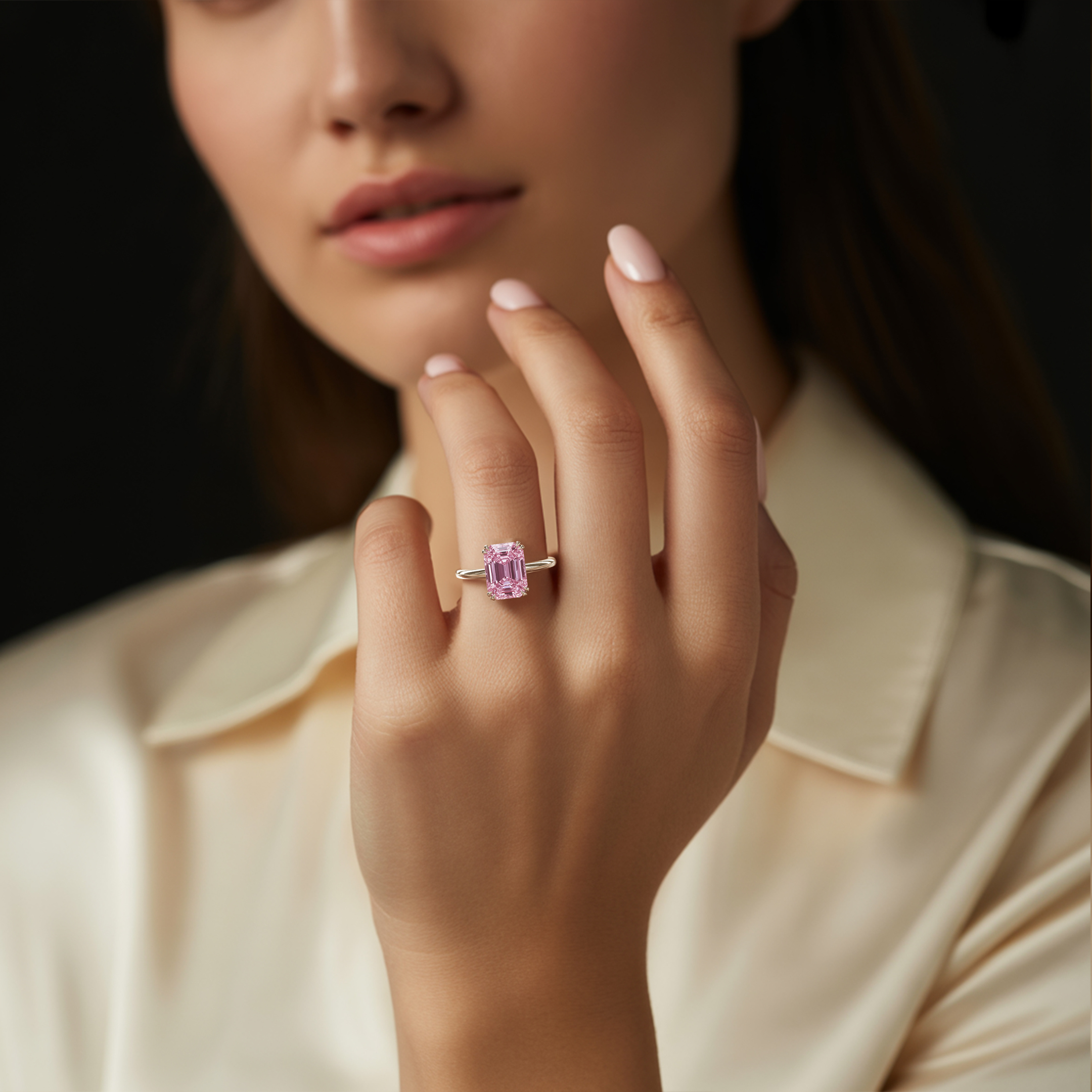 La Camilla - Bague Solitaire Moissanite