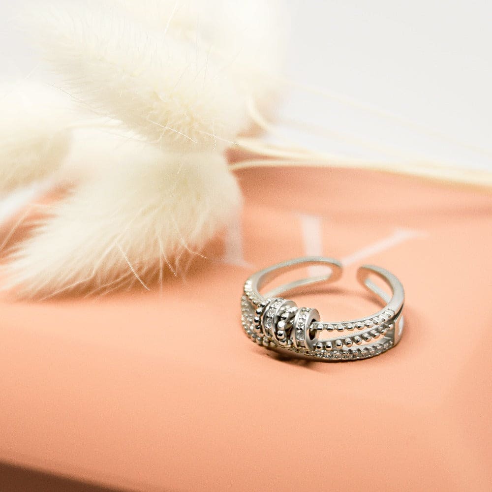 À Ma Fille | Chassez Votre Anxiété | Bague Anti-Stress S925