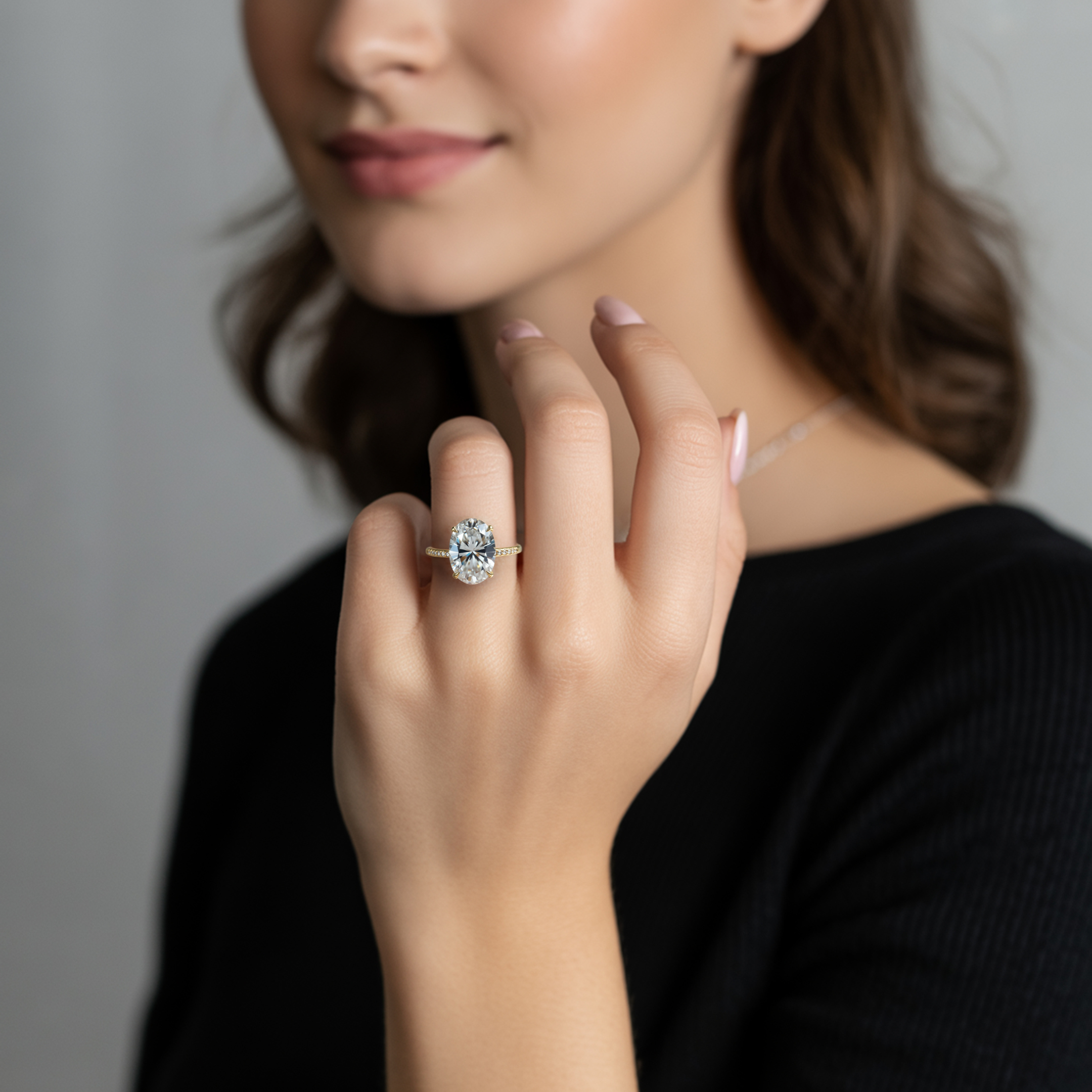 La Bague Opale Moissanite 4CT