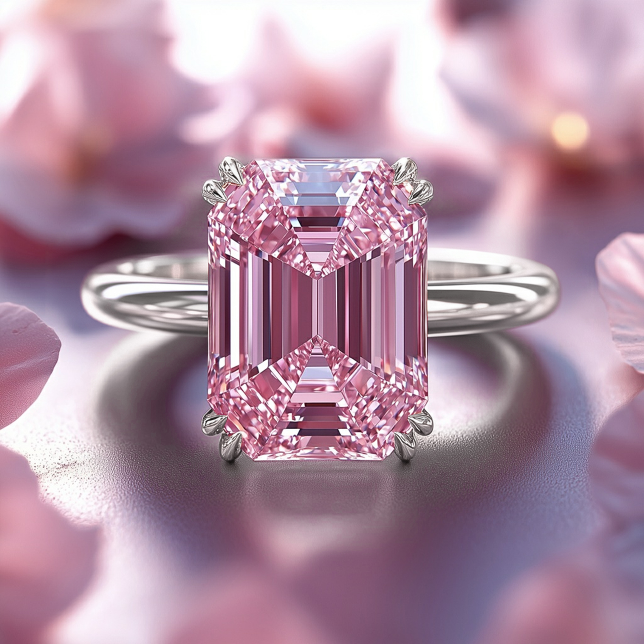 La Camilla - Bague Solitaire Moissanite