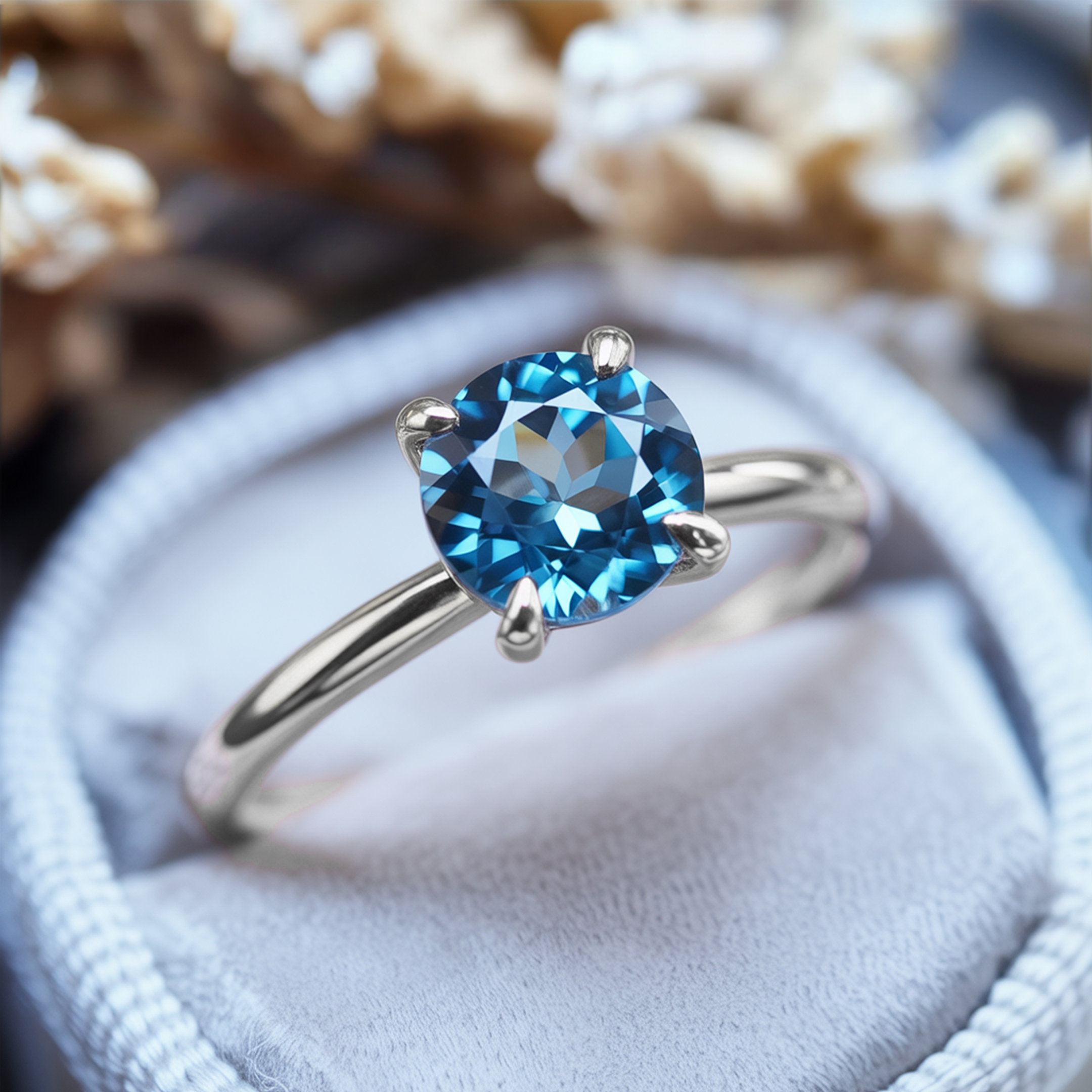 La Bague Solitaire Moissanite Bethany
