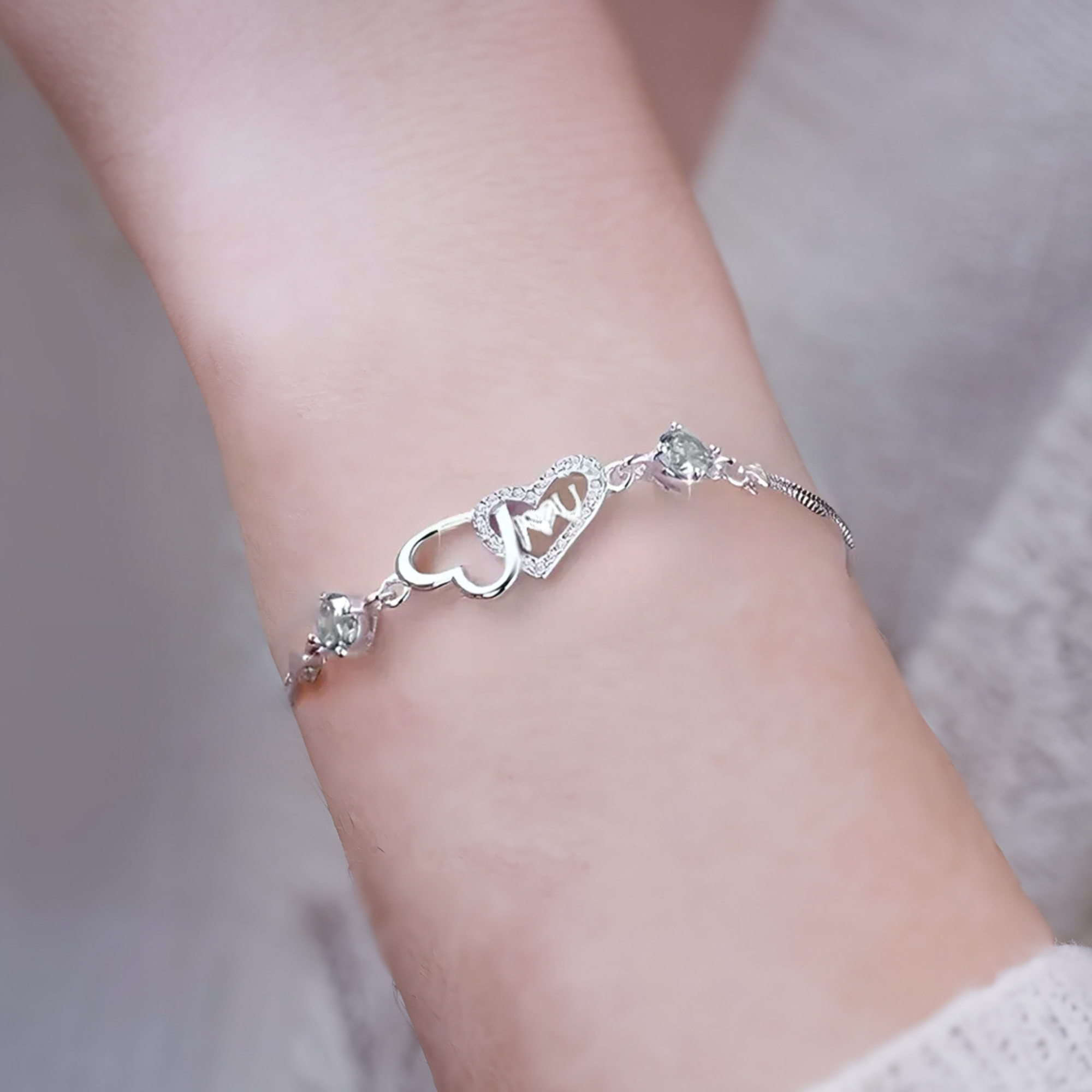 Bracelet Cœur Entrelacé