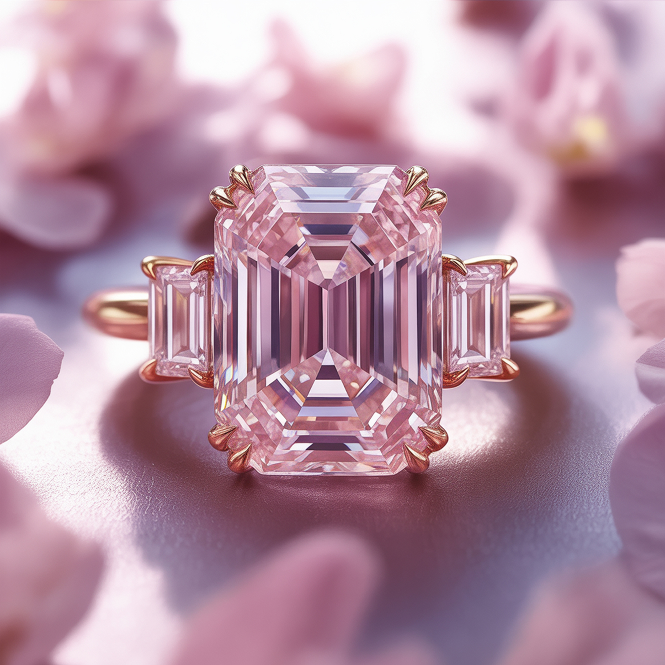 La Camilla - Bague Moissanite Trois Pierres