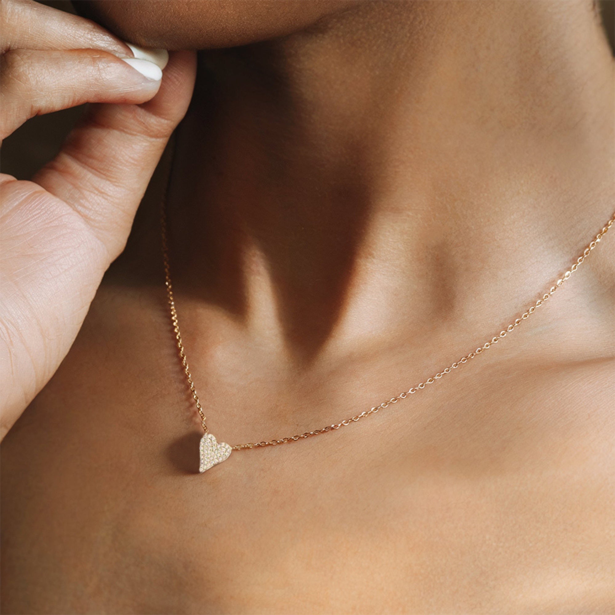 Le Magnifique Collier Cœur Diamants