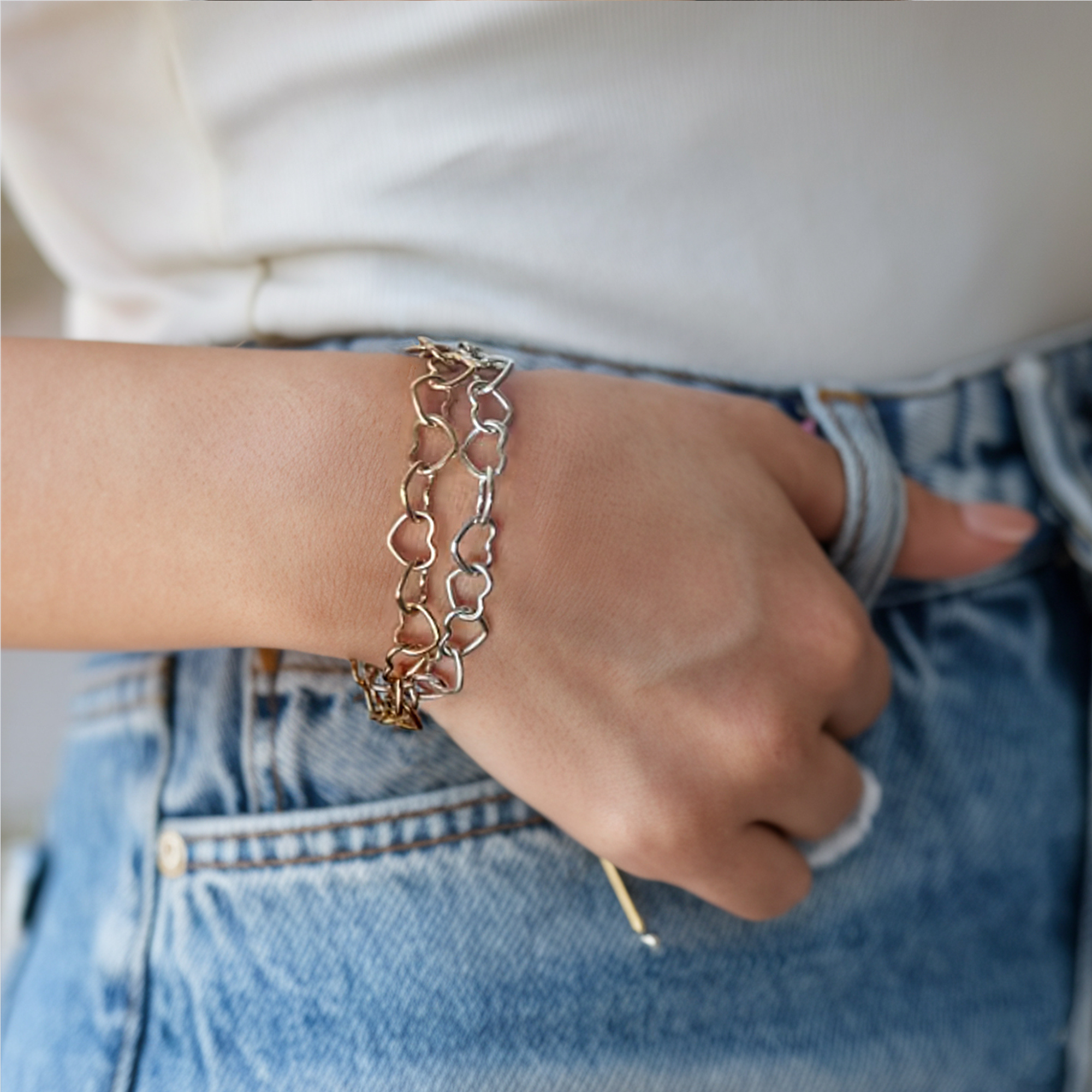 Bracelet Cœurs Entrelacés