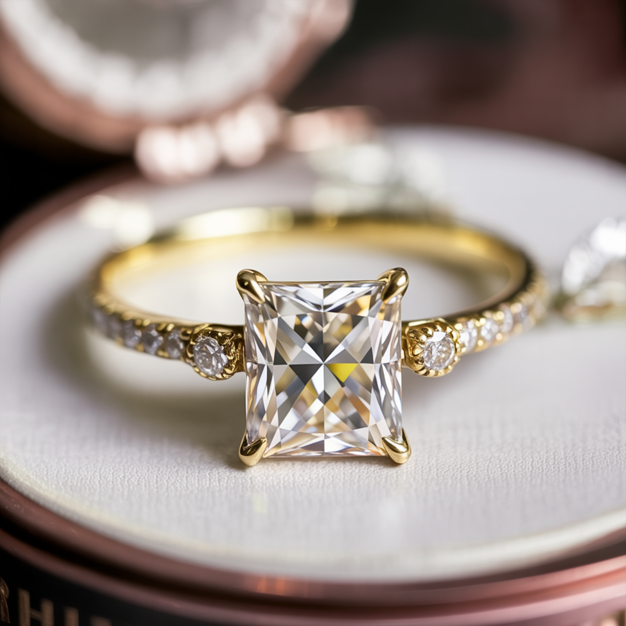 The Luna | To My Future Wife — Princess Cut Moissanite Ring