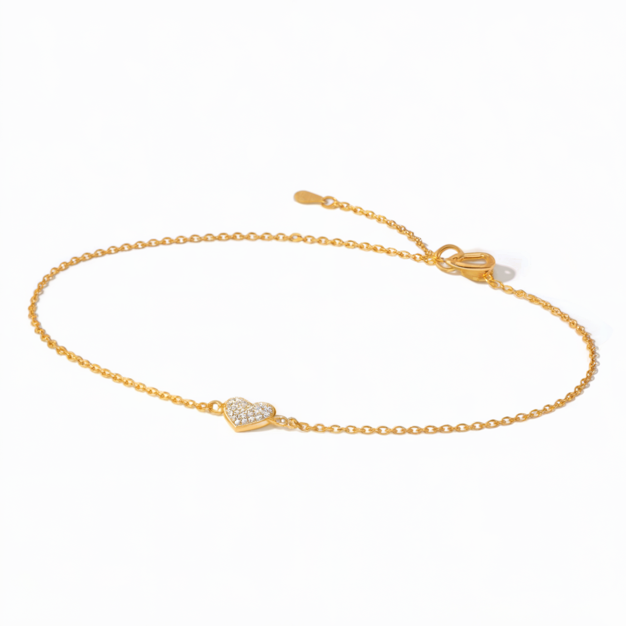 Bracelet Cœur Diamant Intemporel