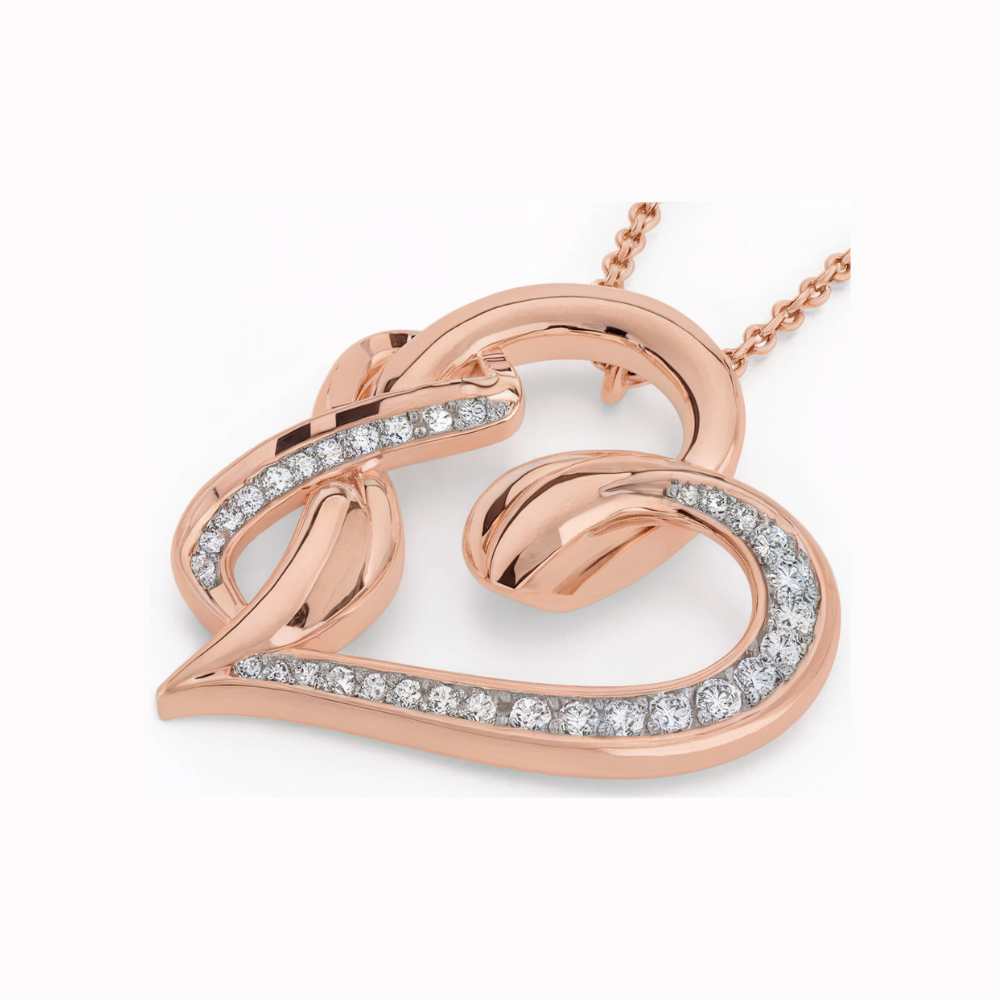 Collier Cœur Infini Diamant