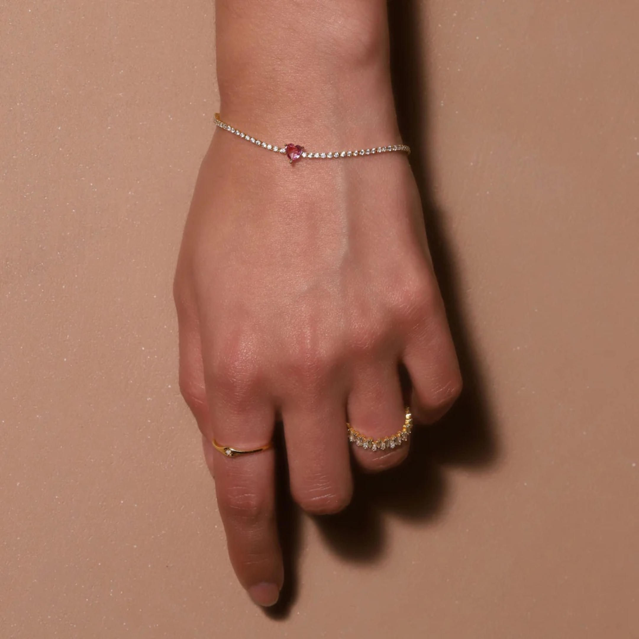 Bracelet en or "Toujours dans votre cœur"