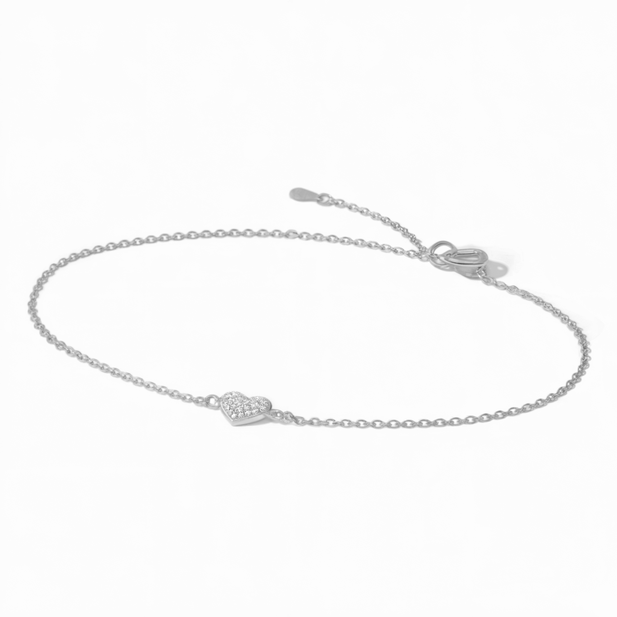 Bracelet Cœur Diamant Intemporel