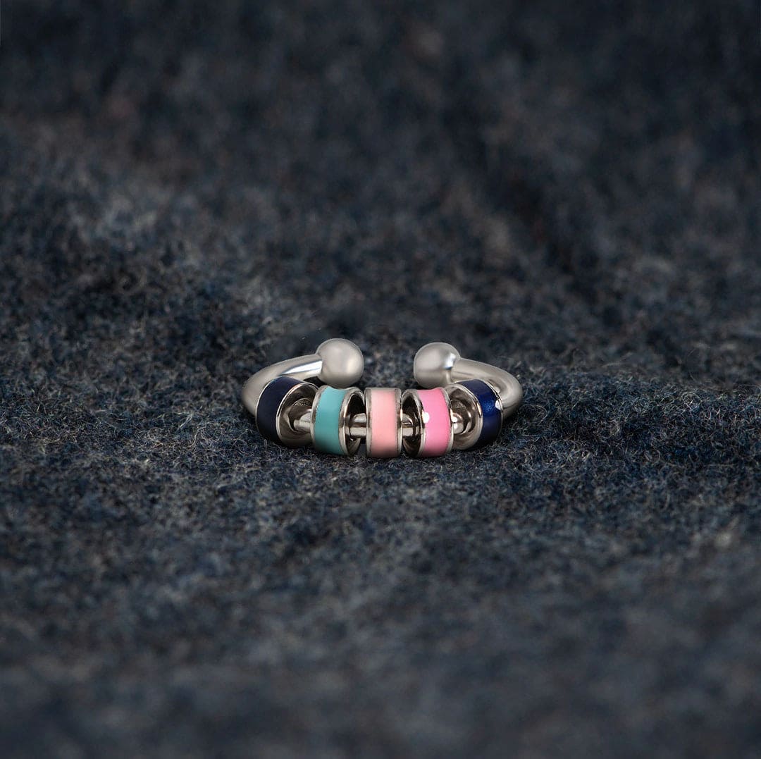 Bague anti-stress en émail