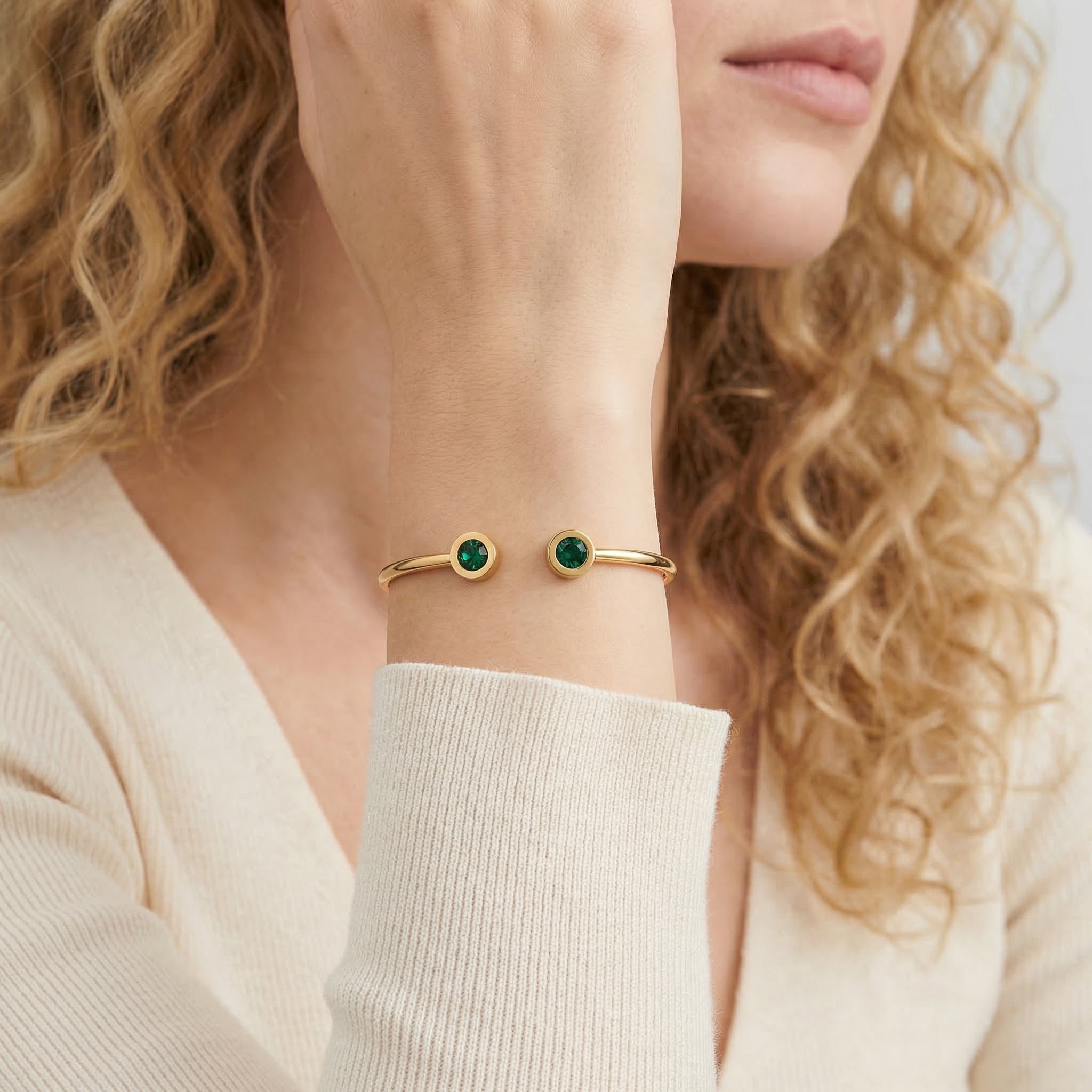 The Mayra Cuff - Stainless Steel