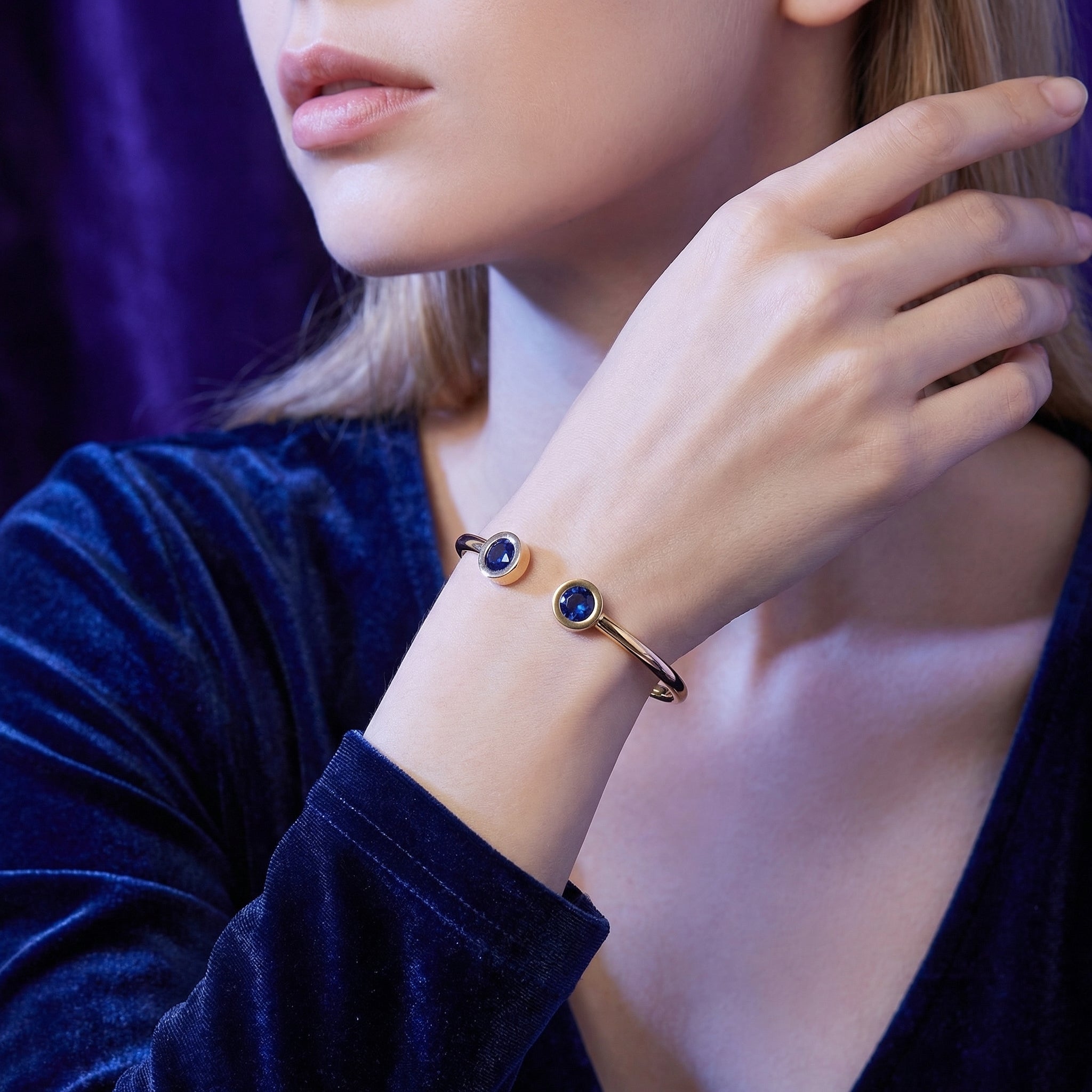 The Nerina Bangle - Stainless Steel