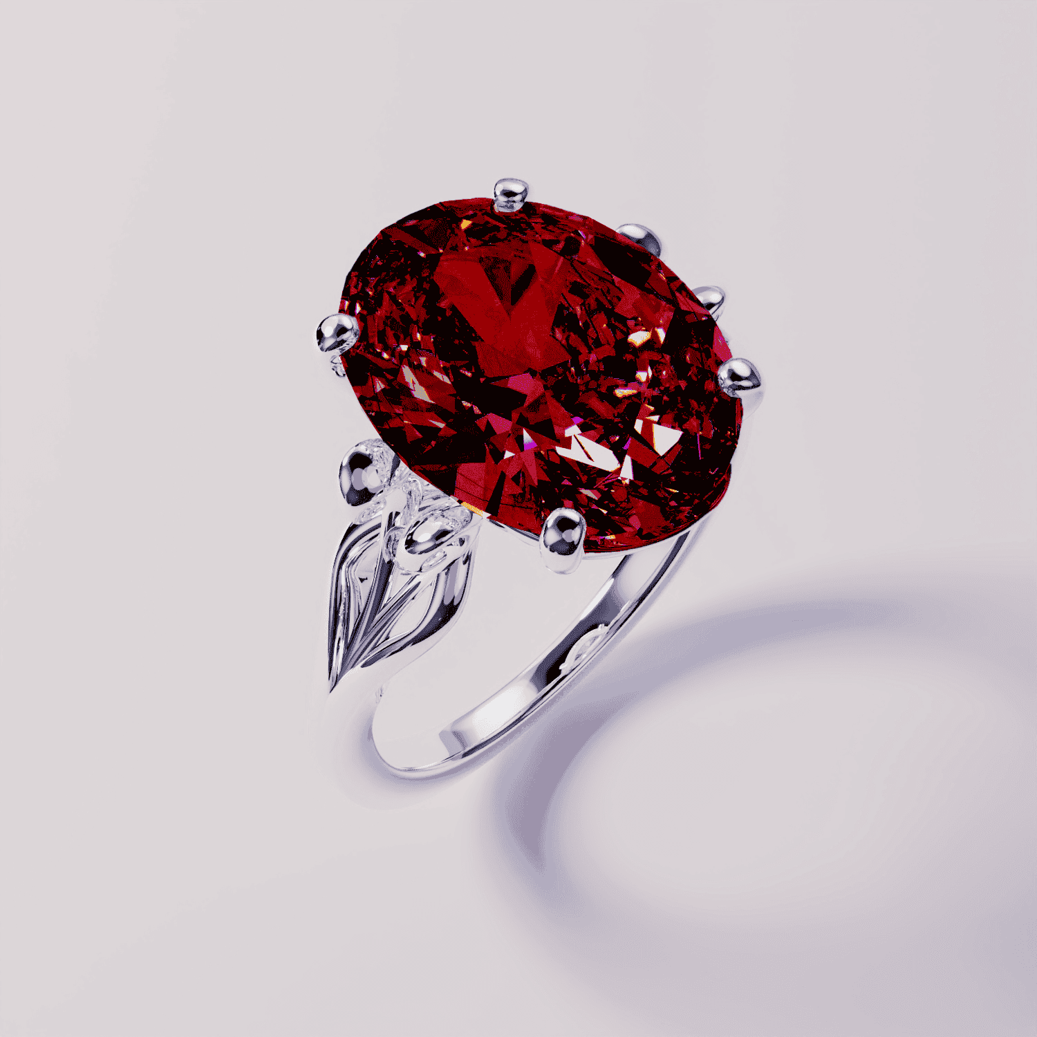 Bague personnalisée avec pierre de naissance 2CT - Argent Sterling S925 (Test des options)