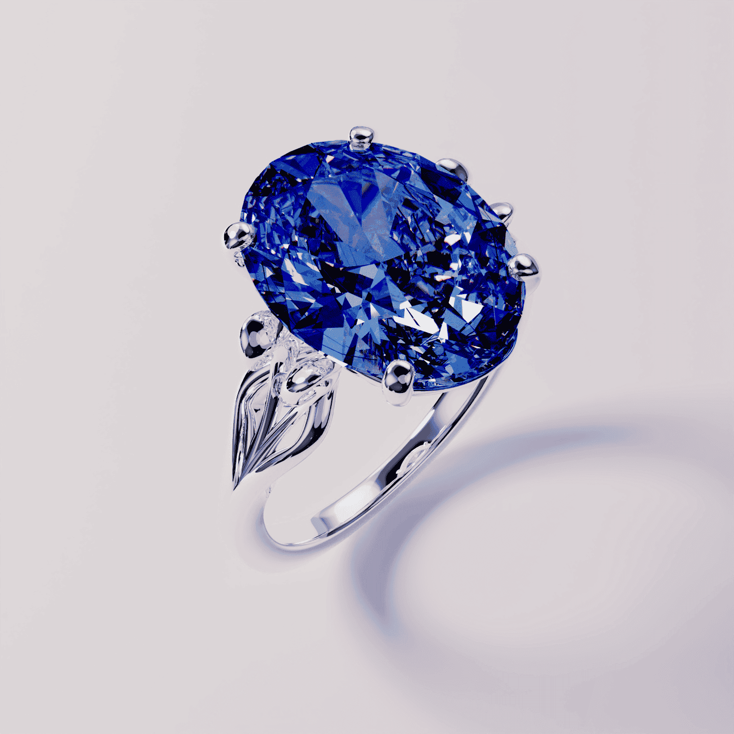 Bague personnalisée avec pierre de naissance 2CT - Argent Sterling S925 (Test des options)