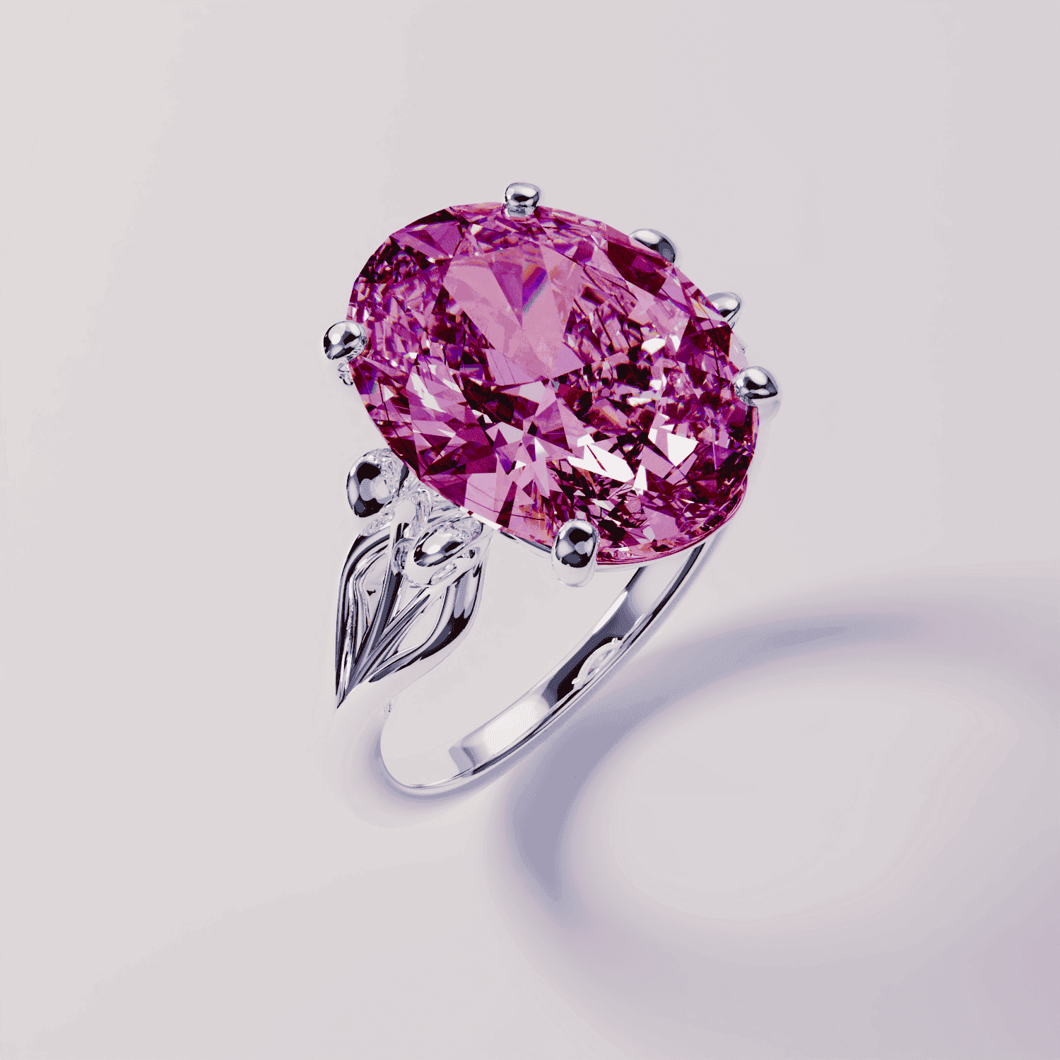 Bague personnalisée avec pierre de naissance 2CT - Argent Sterling S925 (Test des options)