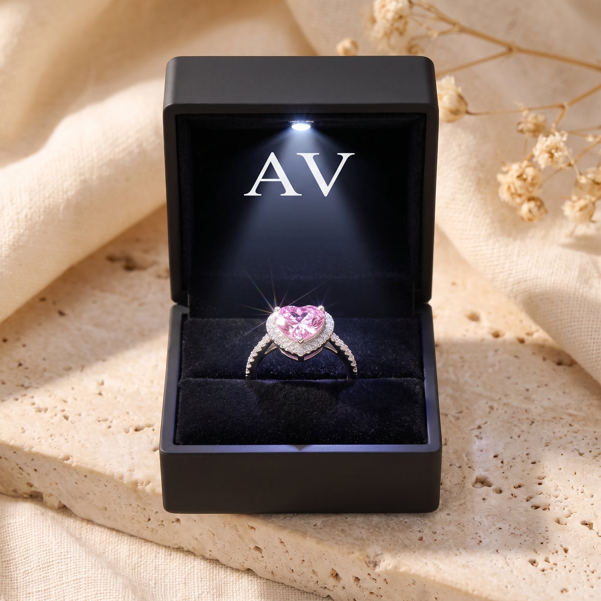 YLQ4628-rings - Premium LED Gift Box Presentation