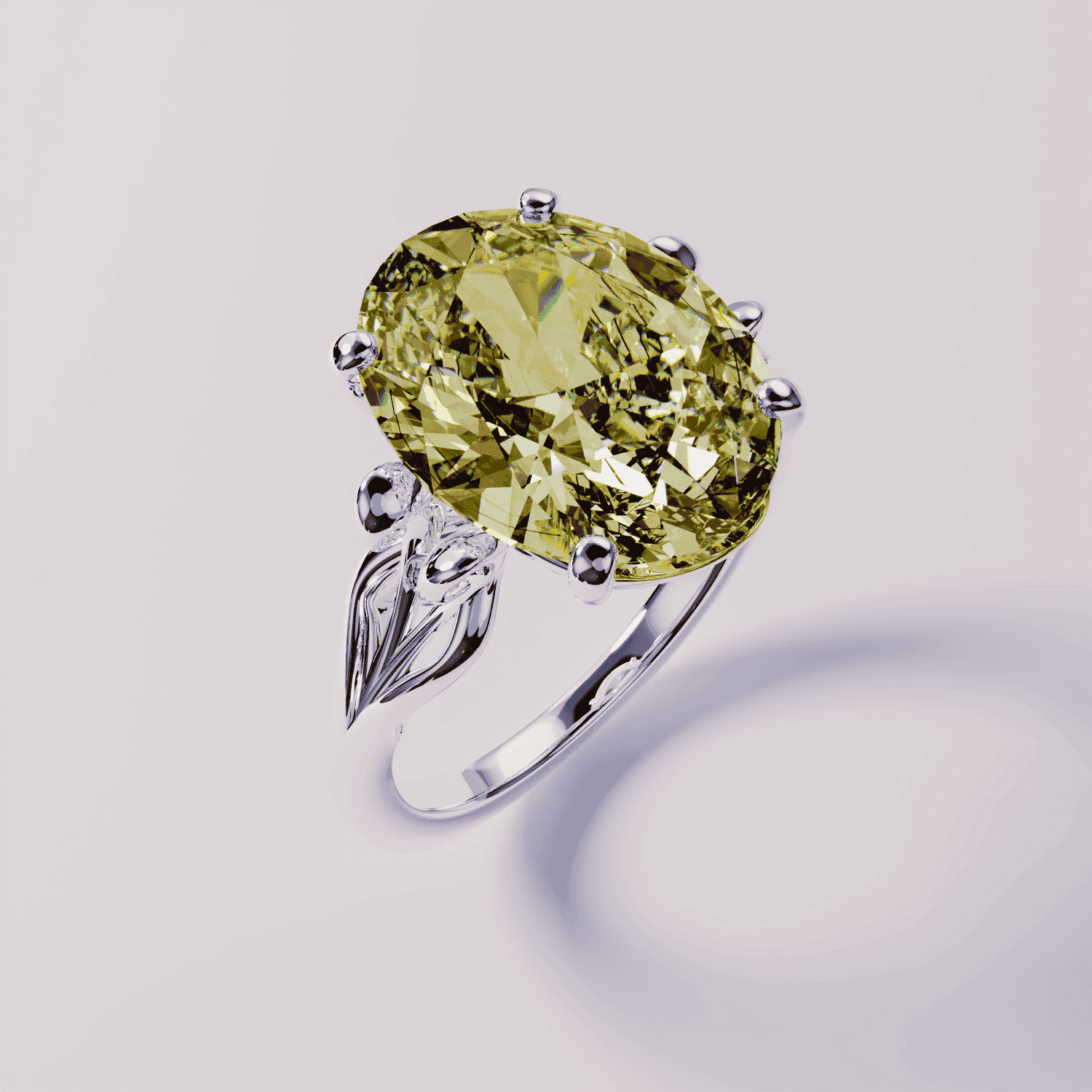 Bague personnalisée avec pierre de naissance 2CT - Argent Sterling S925 (Test des options)