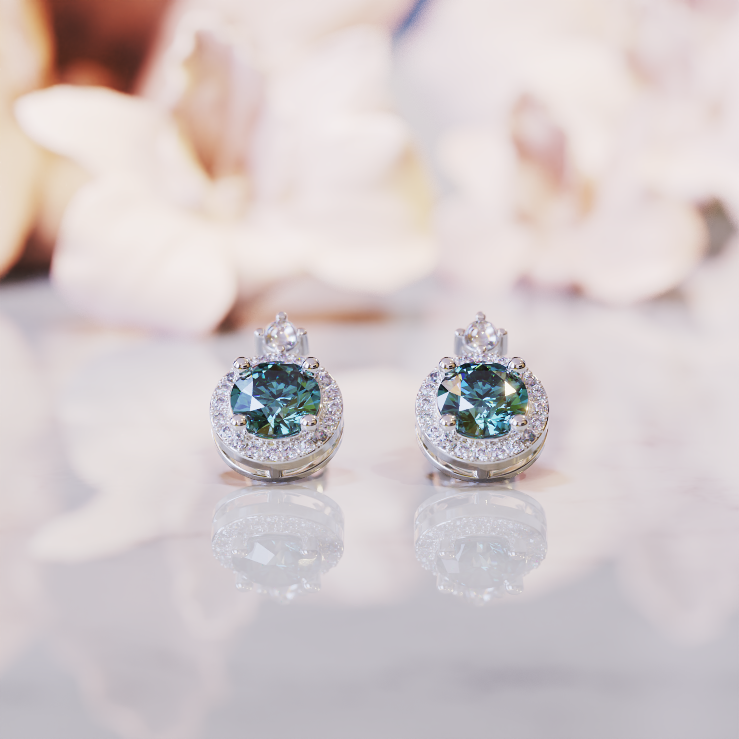 Les Boucles d'Oreilles Zen Alexandrite