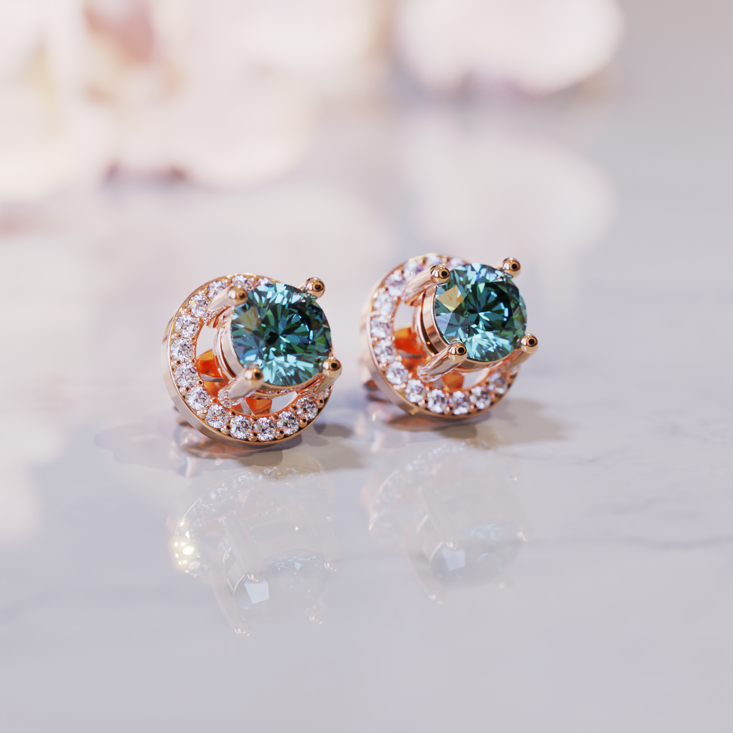 Les Boucles d'Oreilles Kelly Alexandrite