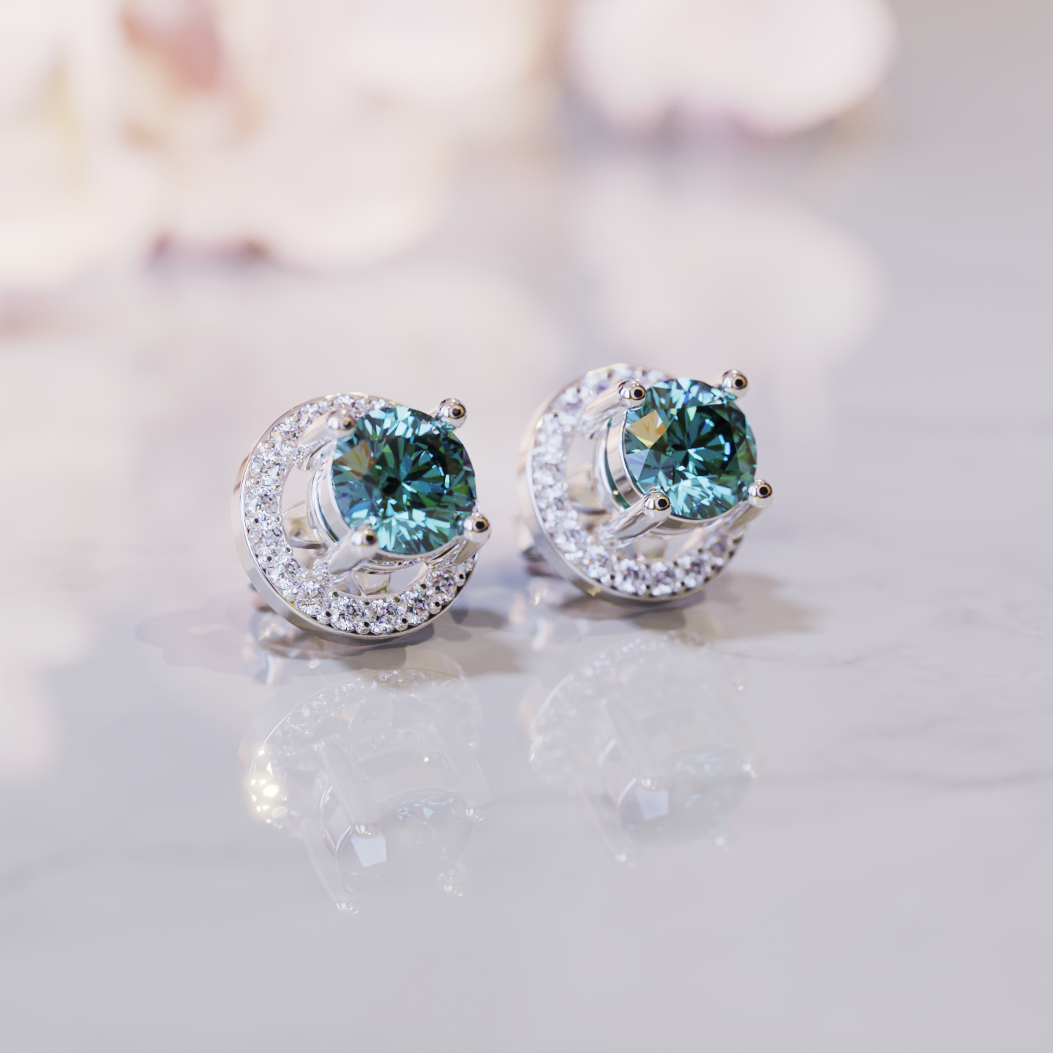 Les Boucles d'Oreilles Kelly Alexandrite