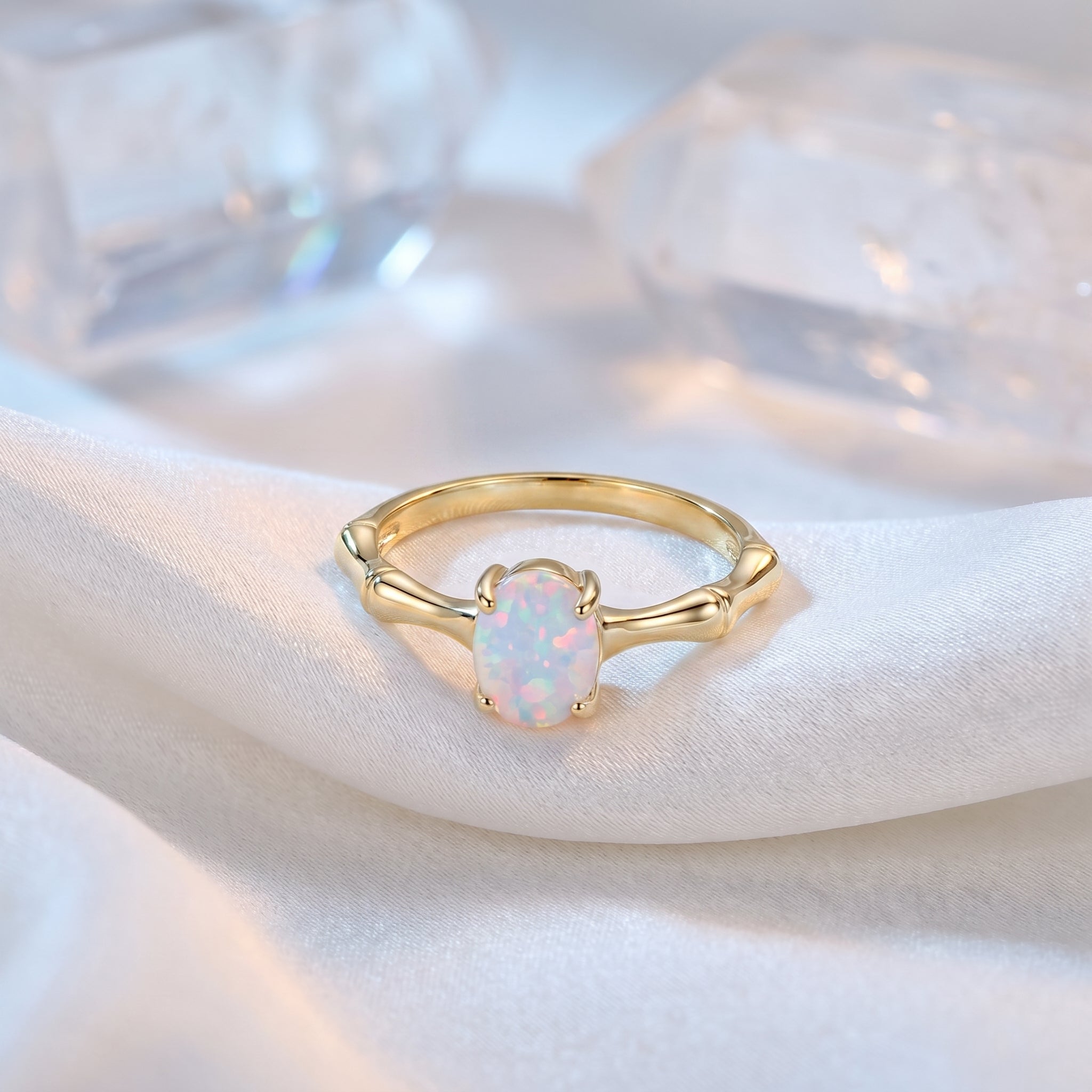 the-guinevere-ring in gold finish