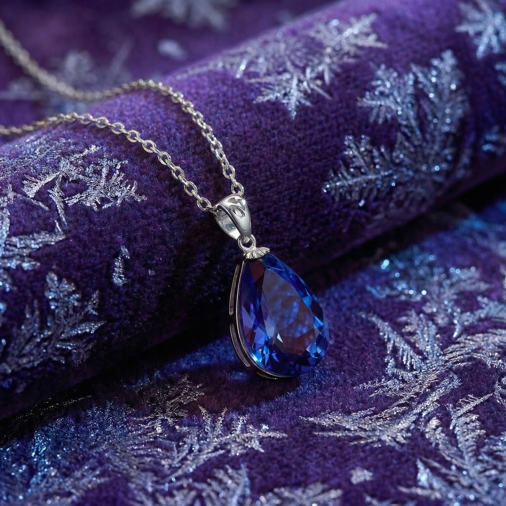 the-kaelisse-teardrop-18k-gold-vermeil in silver finish