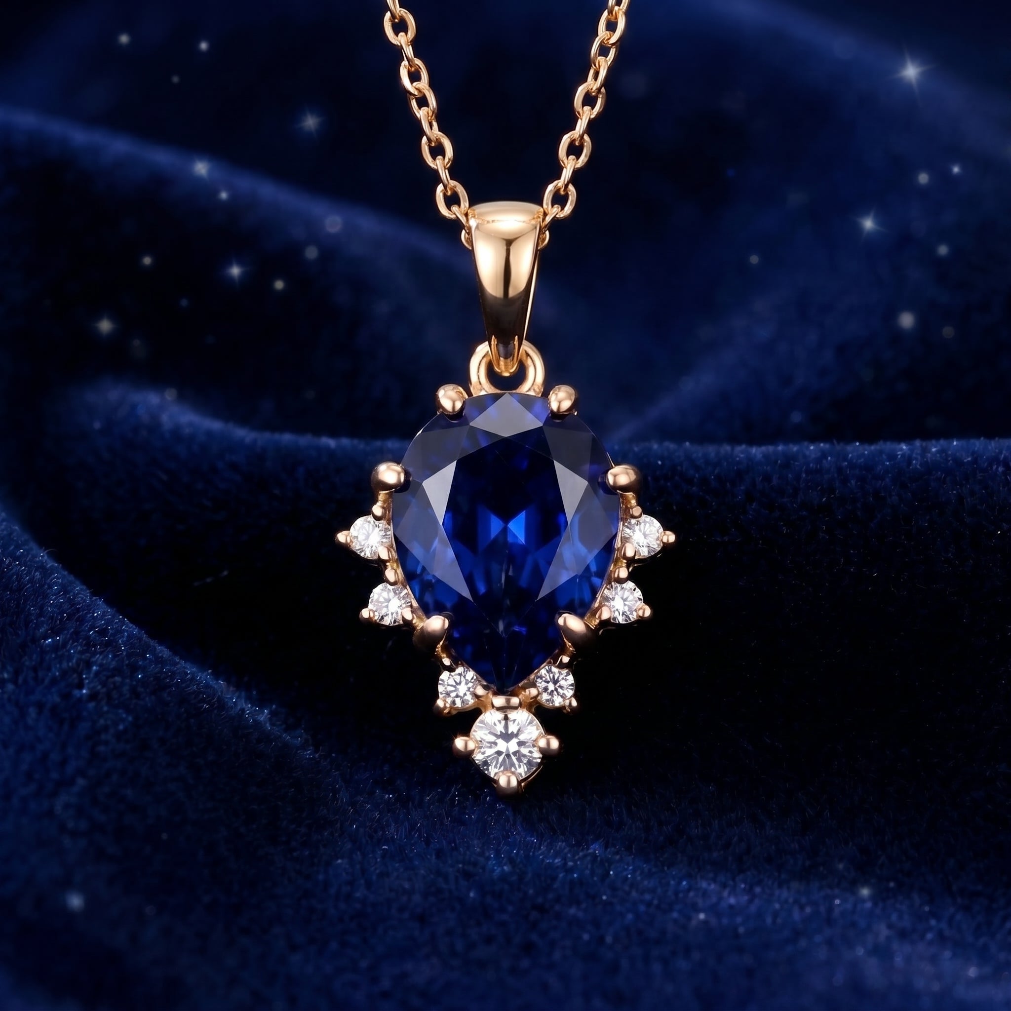 the-lyraea-pear-18k-gold-vermeil in rose gold finish