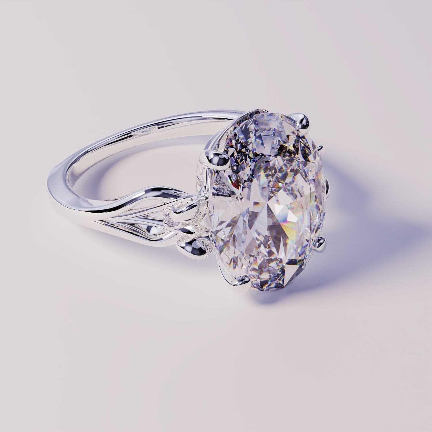 Bague personnalisée avec pierre de naissance 2CT - Argent Sterling S925 (Test des options)
