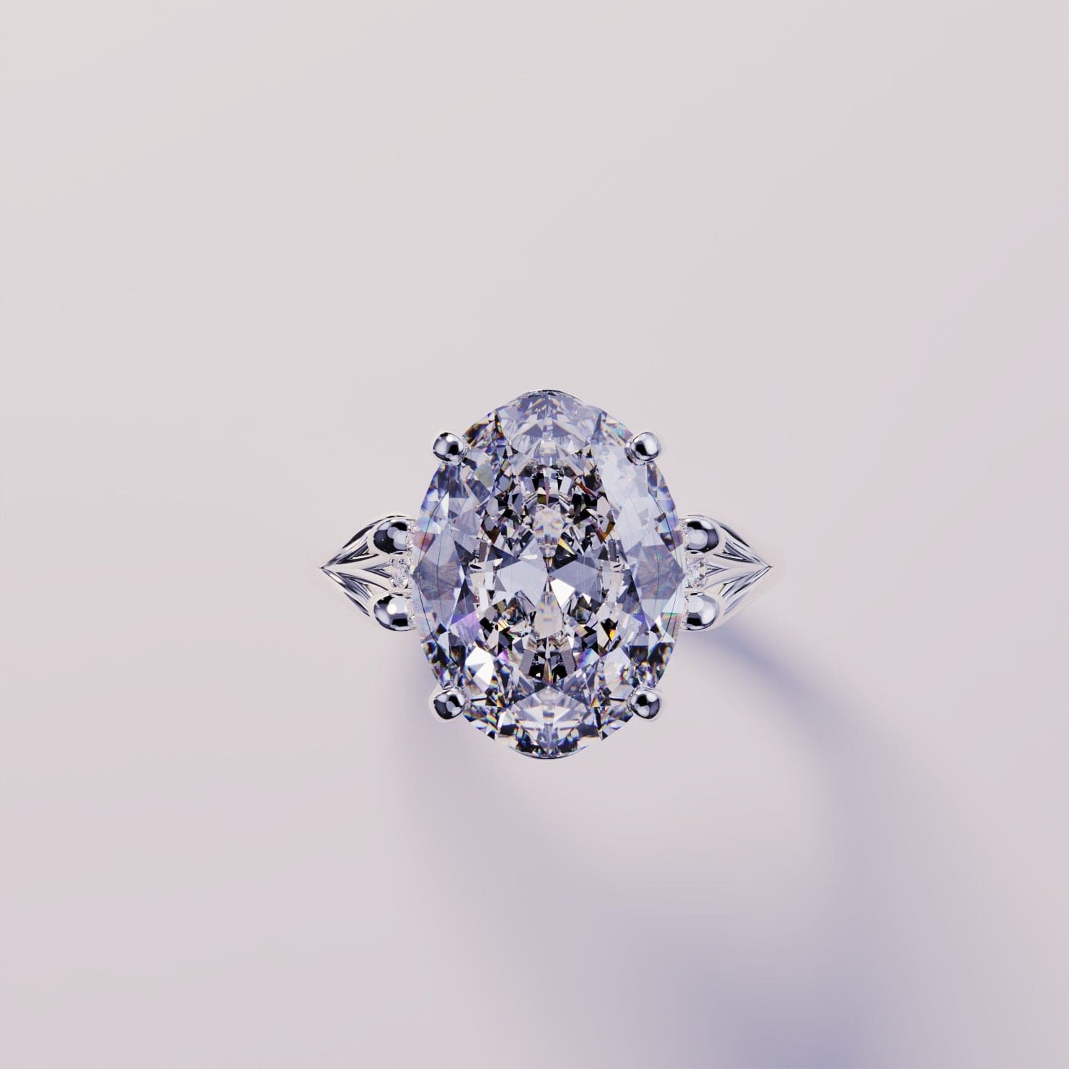 Bague personnalisée avec pierre de naissance 2CT - Argent Sterling S925 (Test des options)